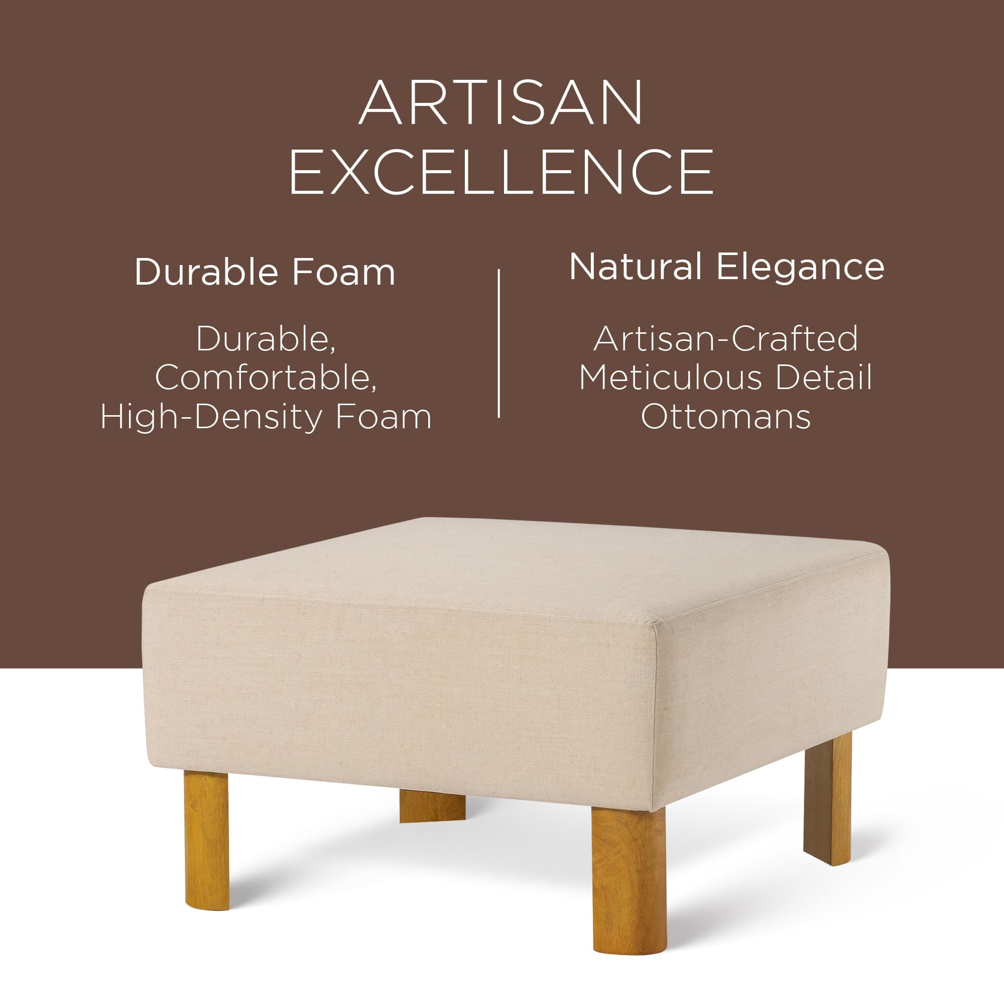 Maven Lane ML355803-FOM-TA Indoor-Ottomans - View #3