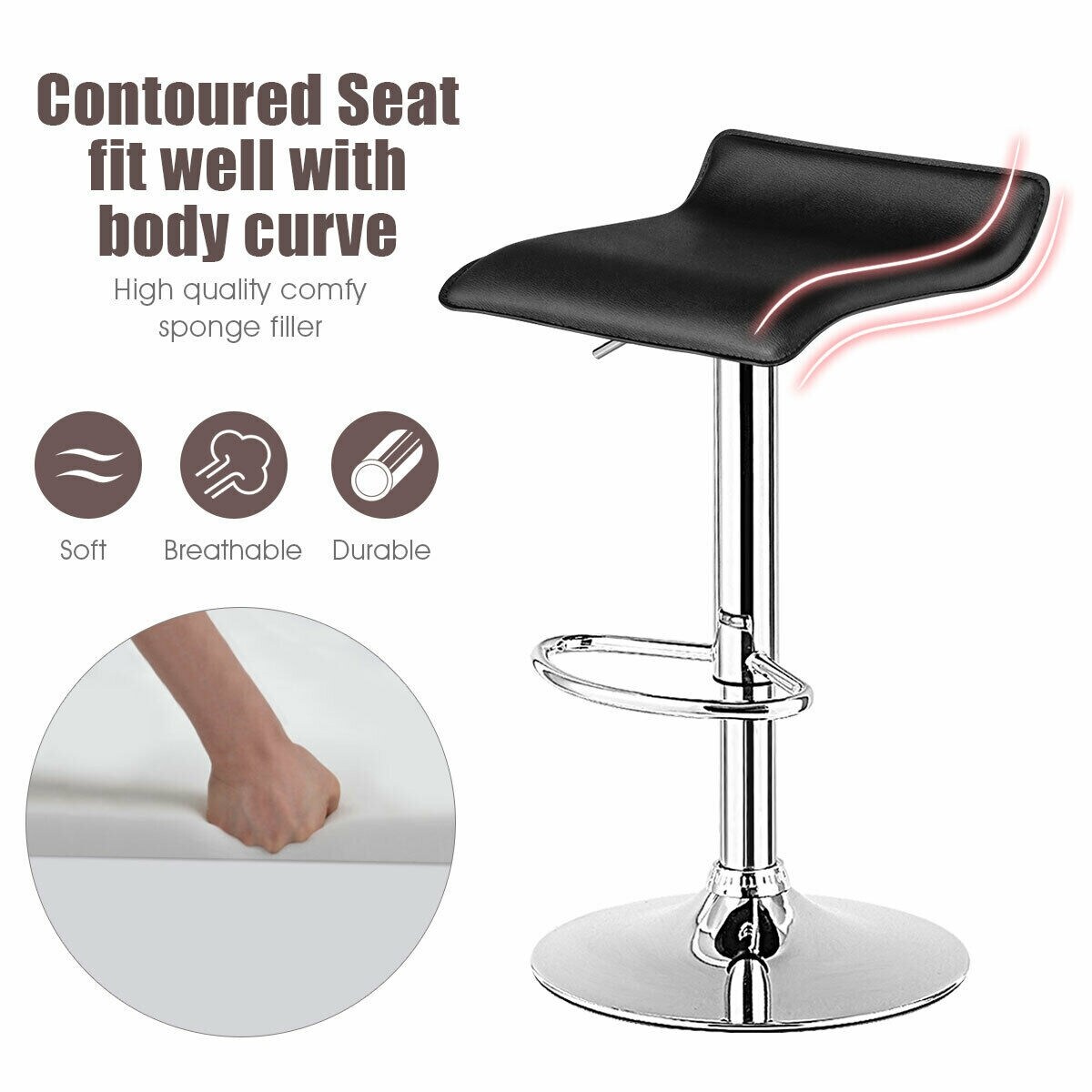 Sumyeg WF-HW66518BK-LA stools - View #8