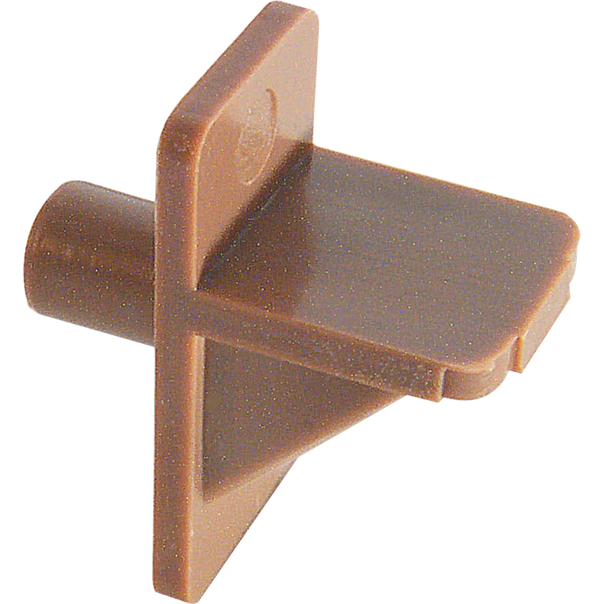 Prime-Line EP 9001 0.5-in L x 0.5-in W x 0.5-in D Brown Shelf pins 12 -Pack