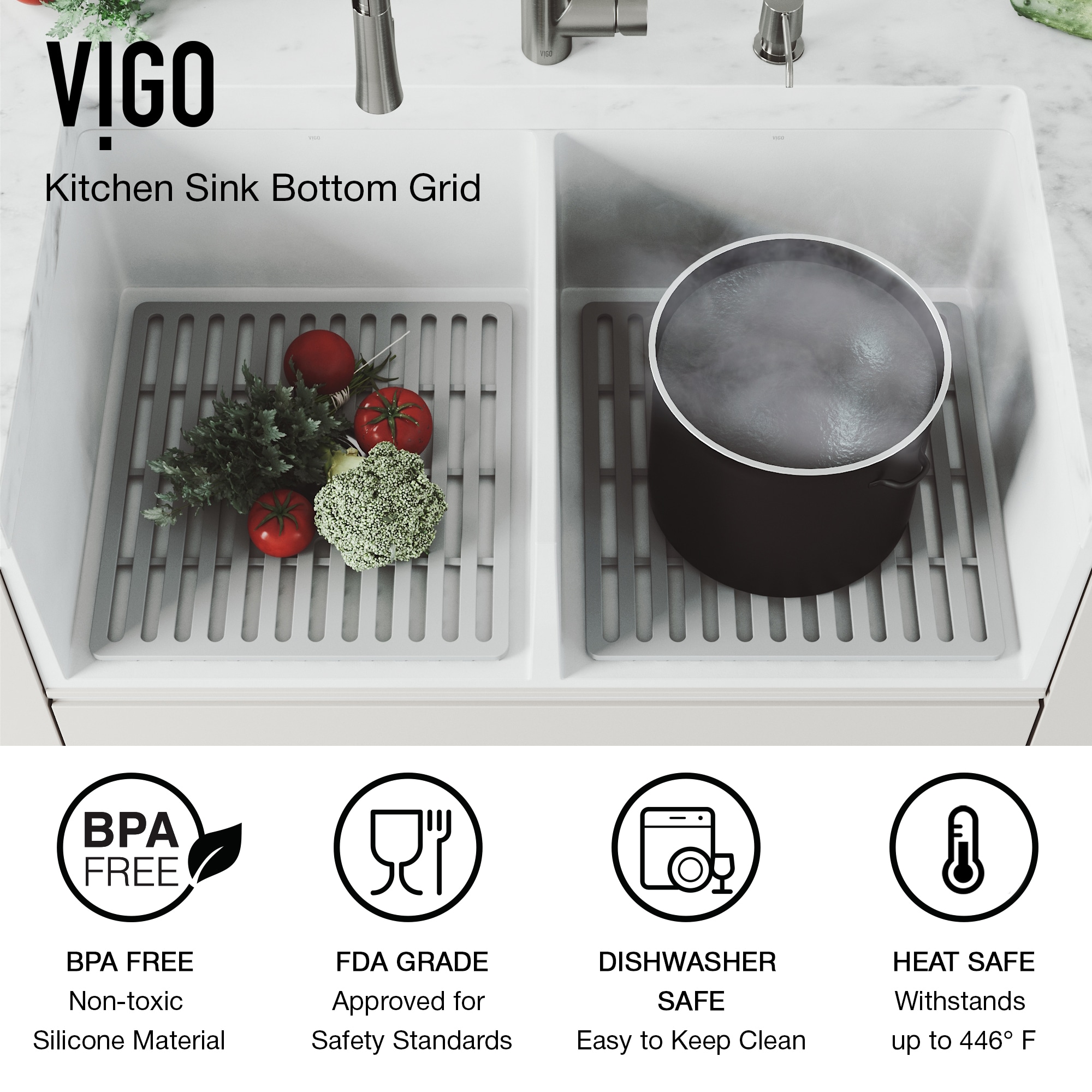 VIGO VGSG3318BL Sink-Grids - View #3