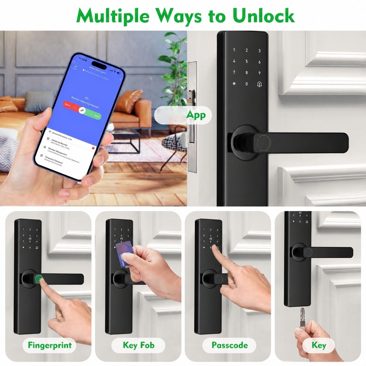 Ahfiwaso LAH0711H025 Electronic-Door-Locks - View #5