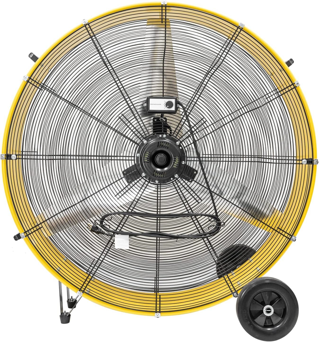 Maxx Air Pro FLEX 42 in. 2-Speed Belt Drive Drum Fan in Gray with