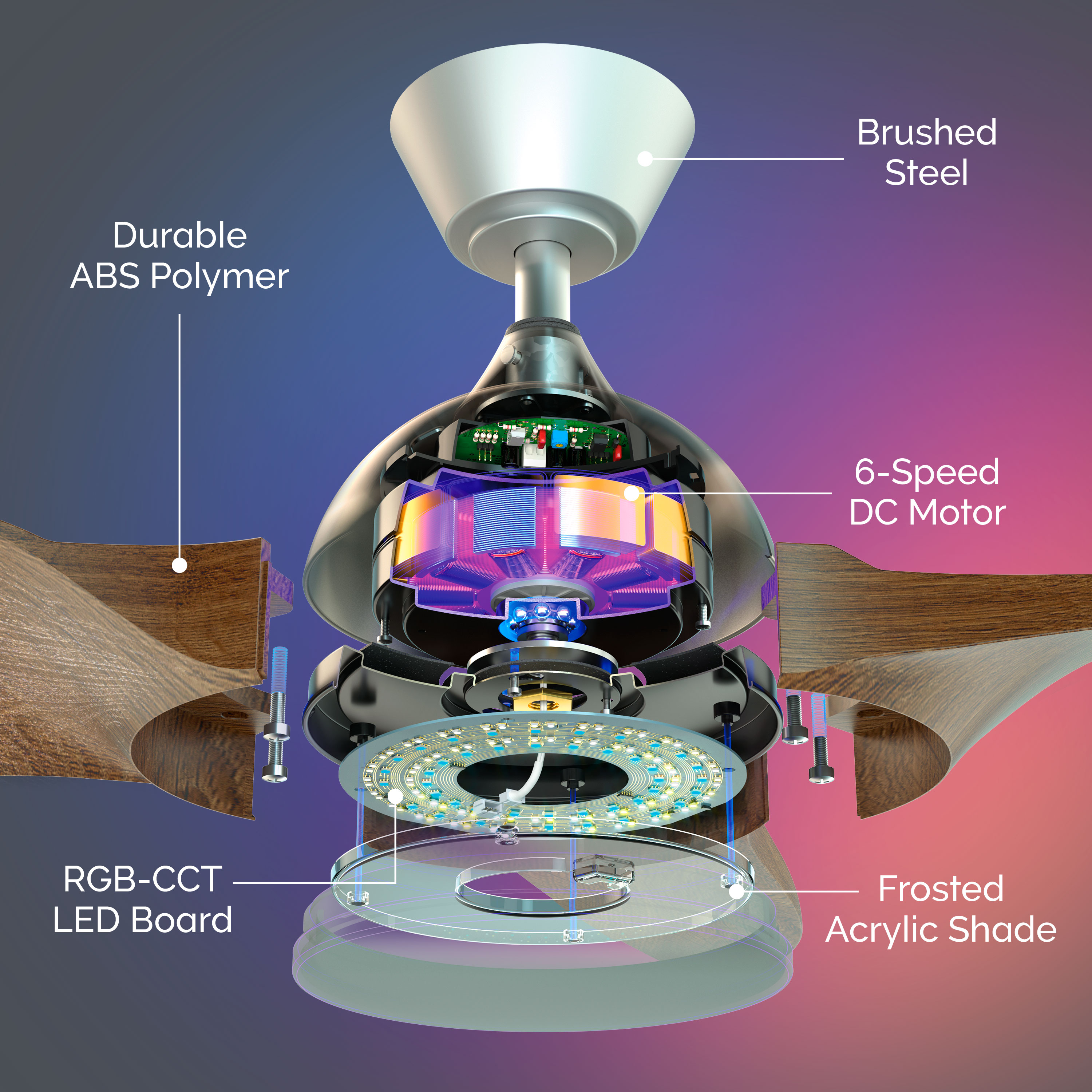 atomi smart AT2005-BS-WW Ceiling-Fans - View #8
