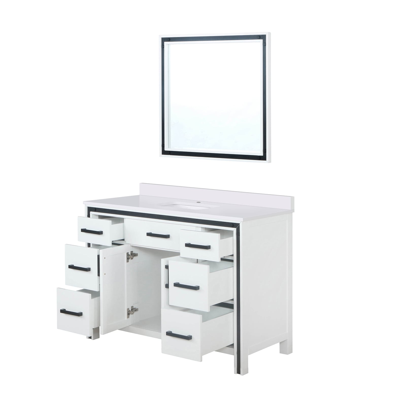 Lexora LZV352248SAJSM34 Bath-Vanity-Combo - View #6