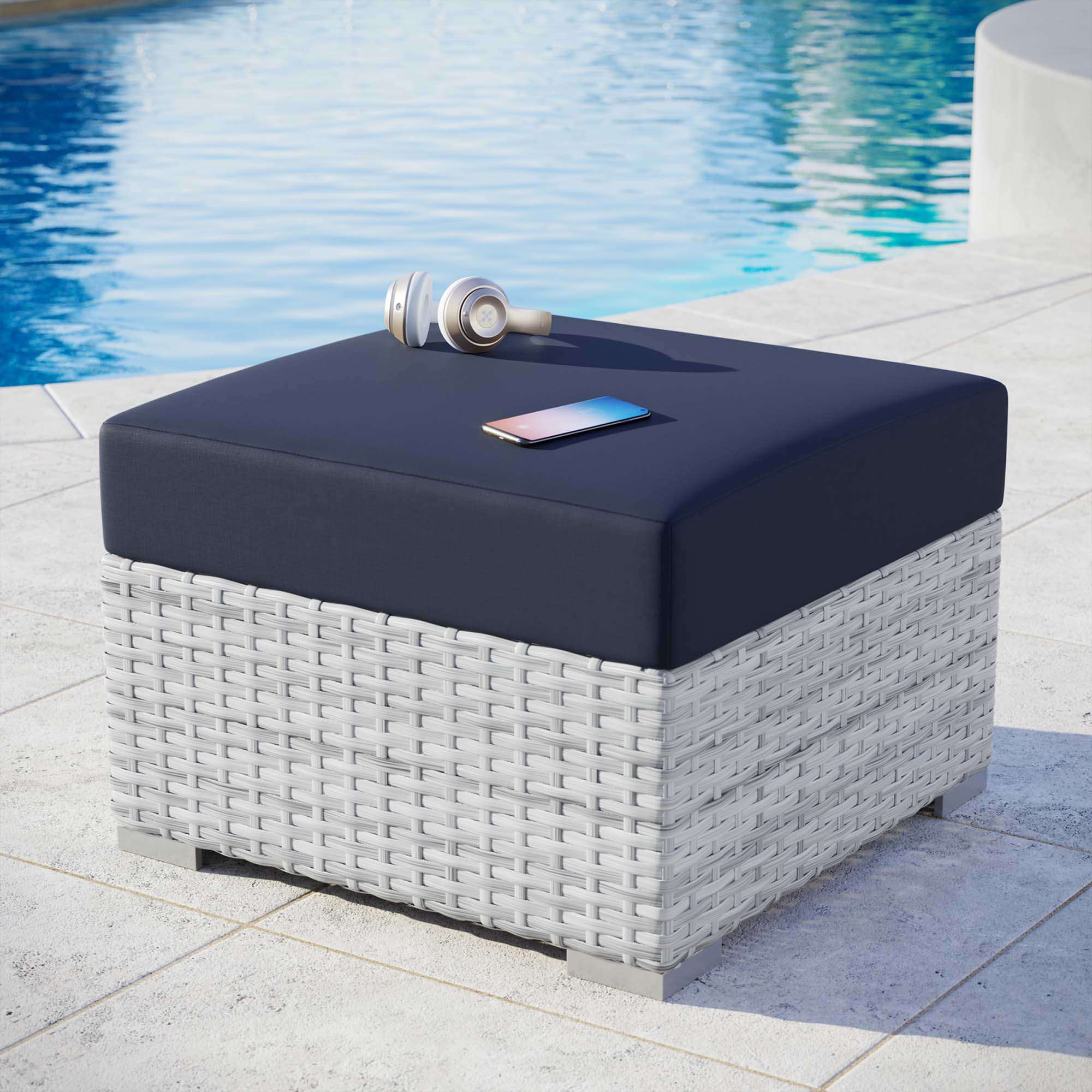 Modway EEI-4301-LGR-NAV Stools-Ottomans - View #2