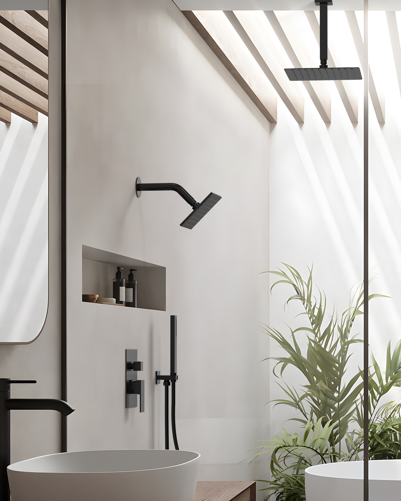 GRANDJOY SGF10GJ-66-BN12 Showerhead-Bar-Panels - View #13