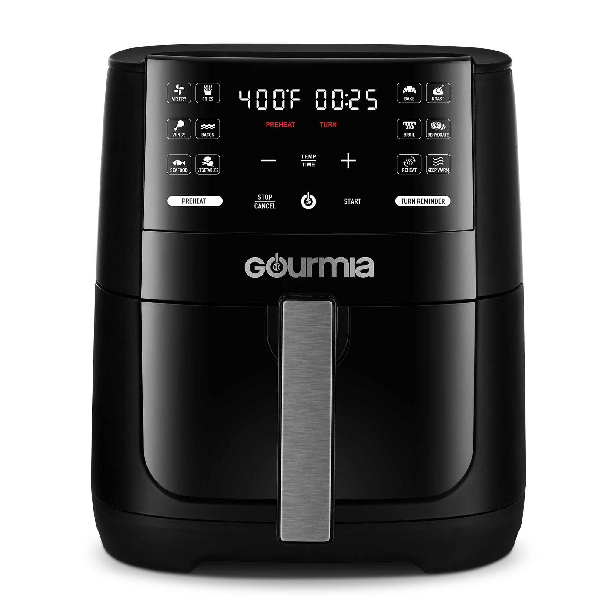 Gourmia 2-Basket Digital Air Fryer 9 quart sale Capacity