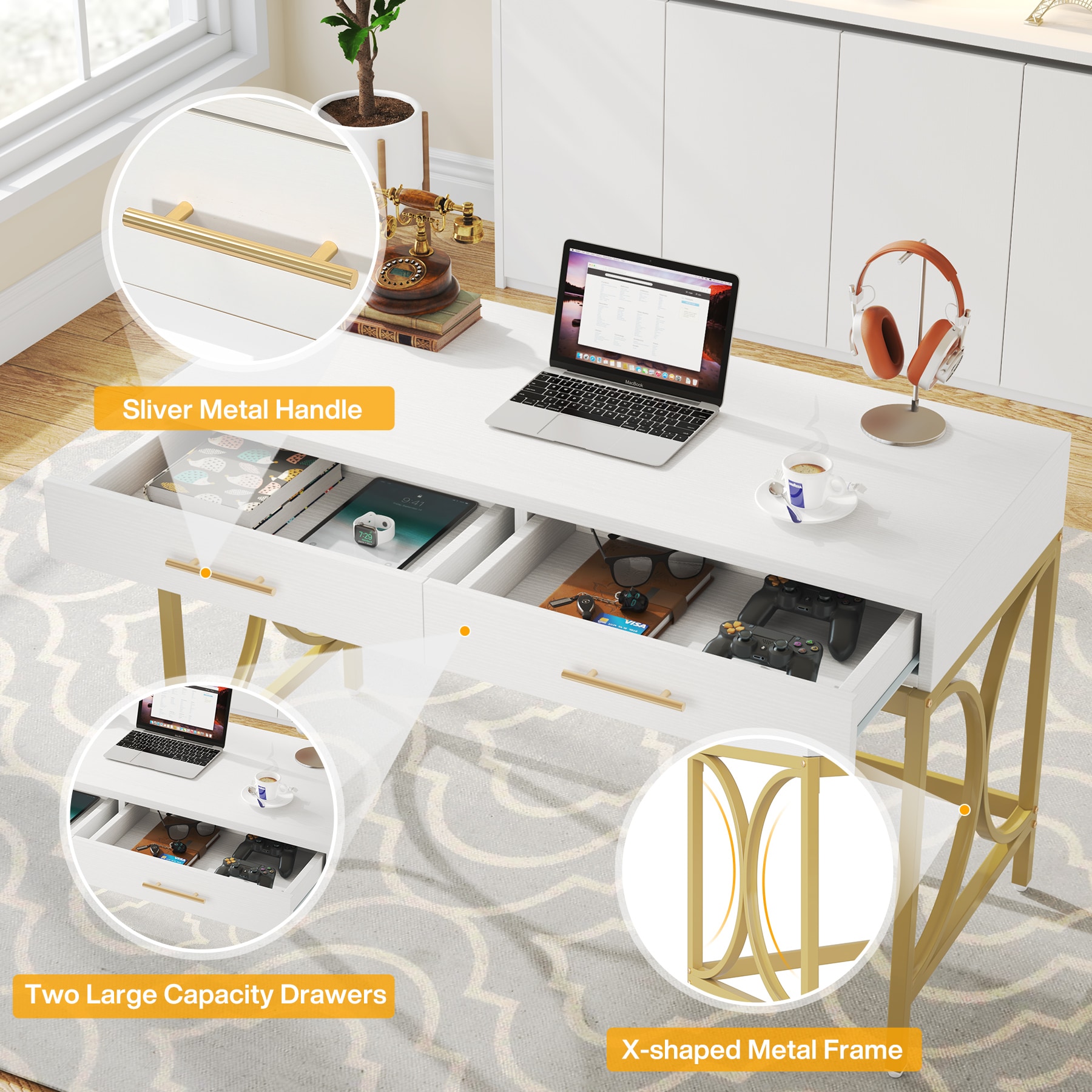Fnova LWTJ-JW0742 Office-Tables - View #4