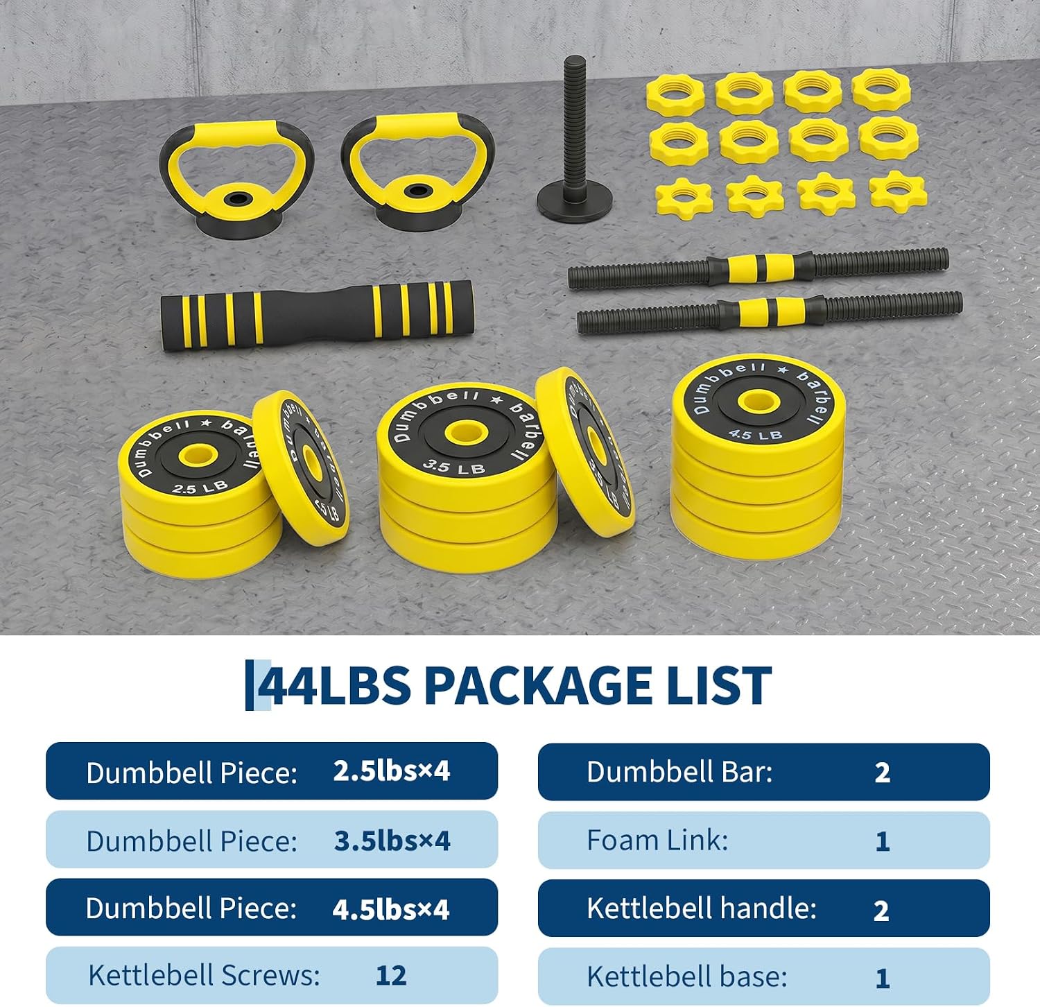 GAOMON CES-TCSE2YAB00K6 Barbells-Weight-Bars-Plates - View #2