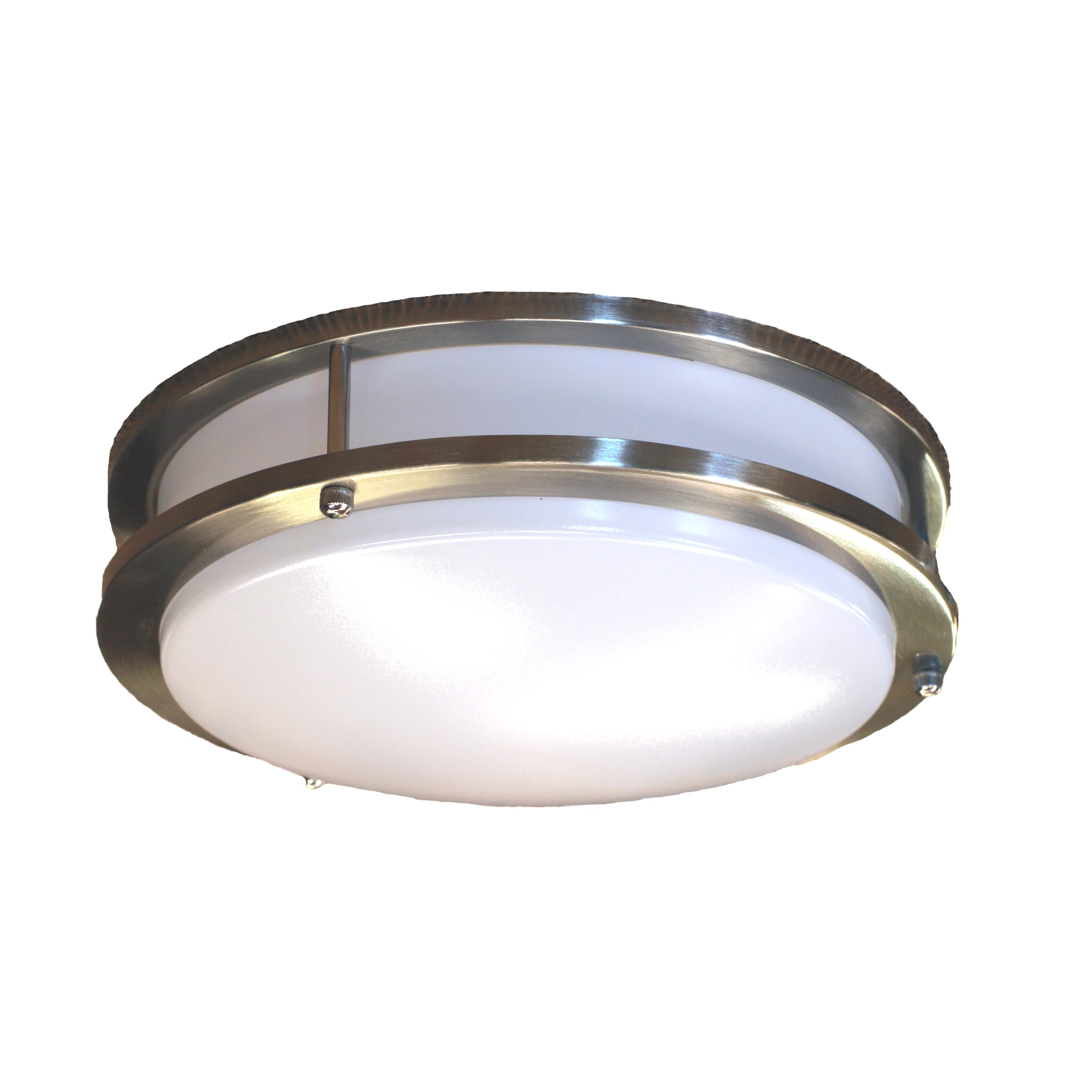 Essential Illuminations SL12LED 12-in Brushed Nickel Flush Mount Light