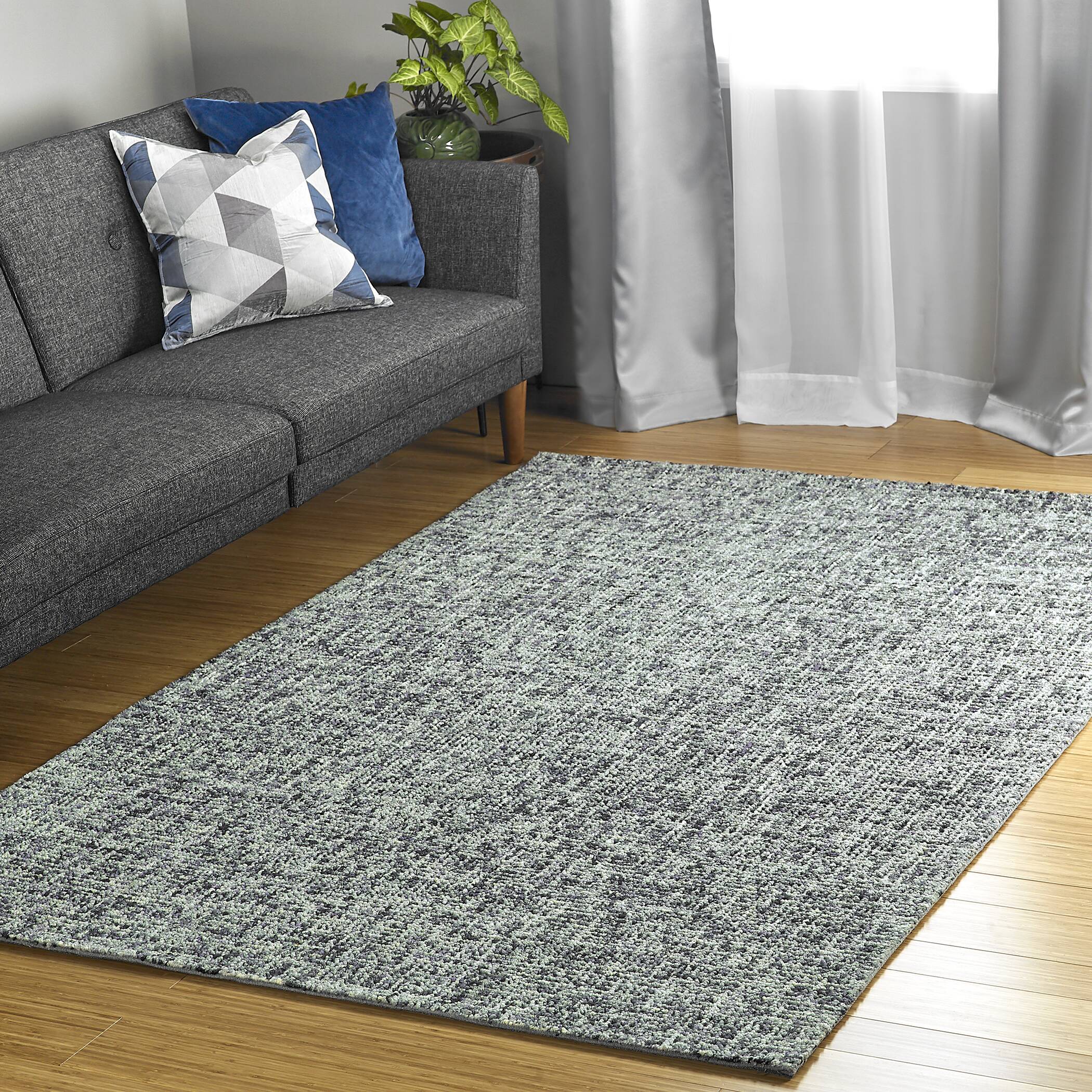 Kaleen Lucero 8 x 10 Wool Indoor Solid Area Rug in the Rugs department ...