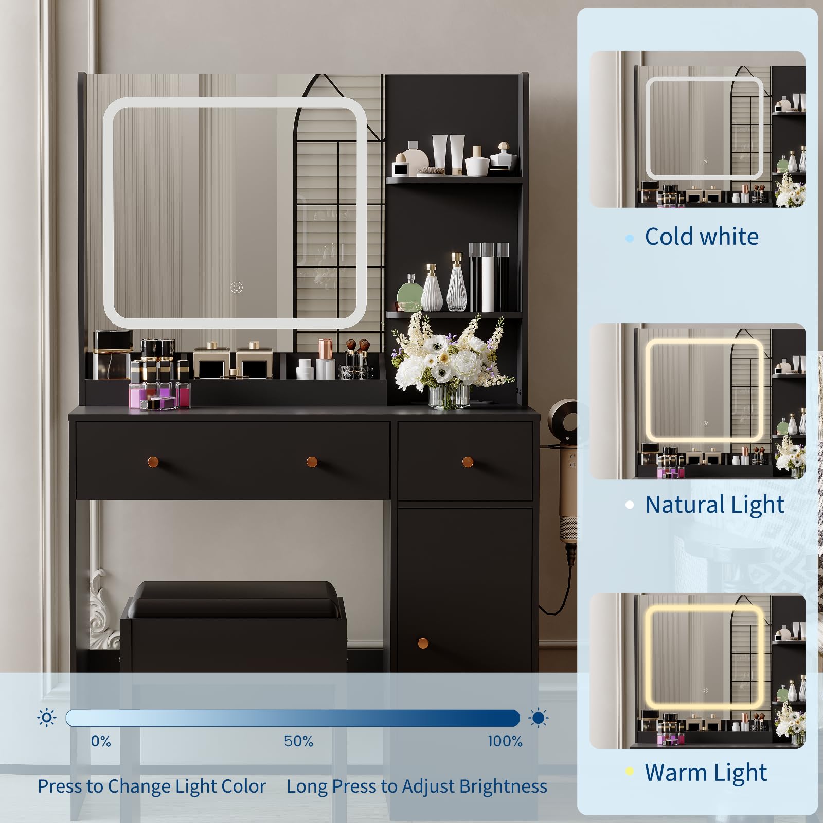 GarveeLife LSLX0401SZT033 Bedroom-Vanities - View #5
