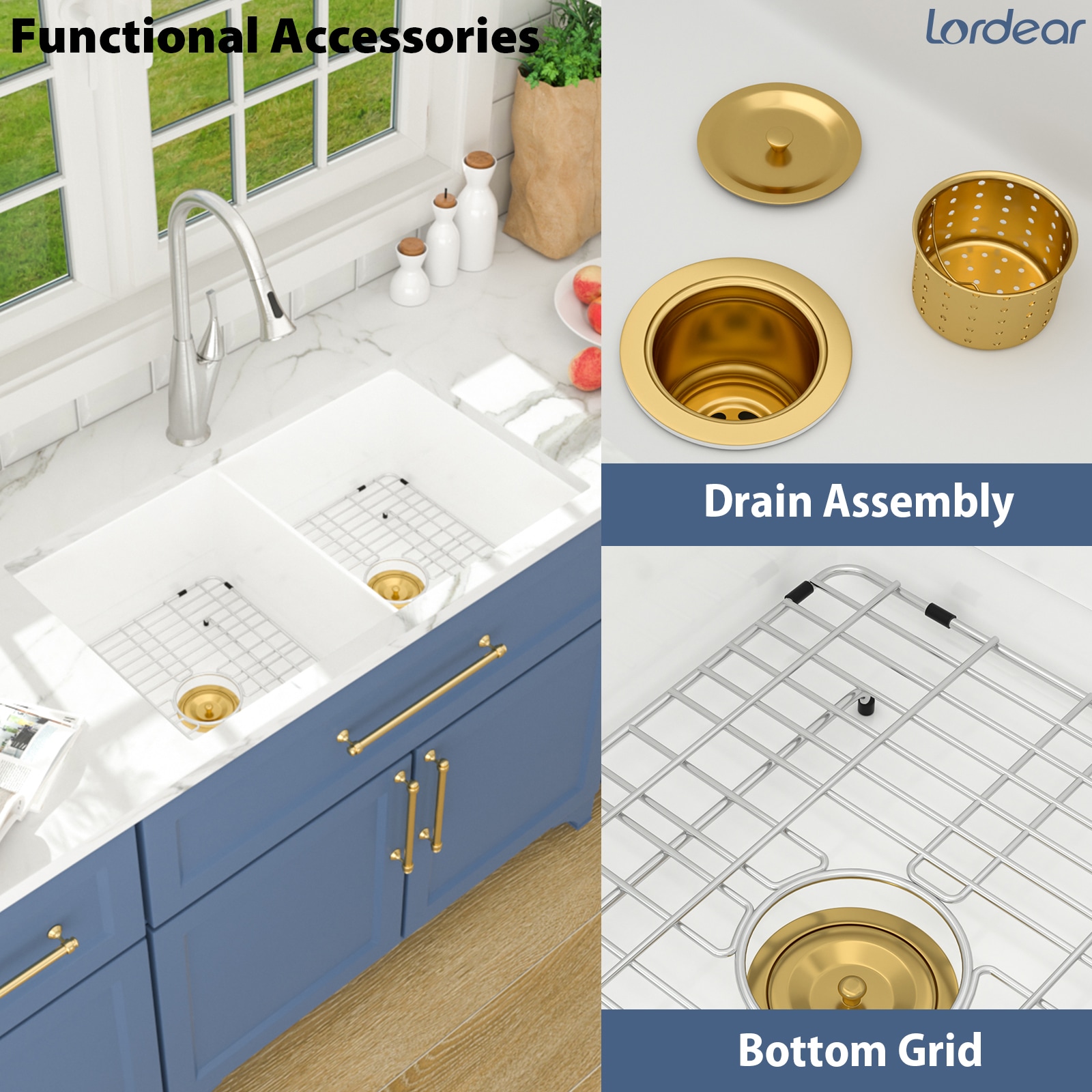Lordear LD-LAW3318R2 Kitchen-Sinks - View #9