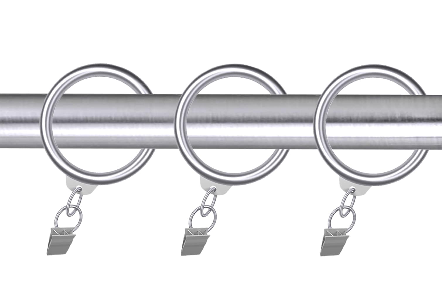 allen + roth FSI 1733 BNIC Curtain-Rings - View #3