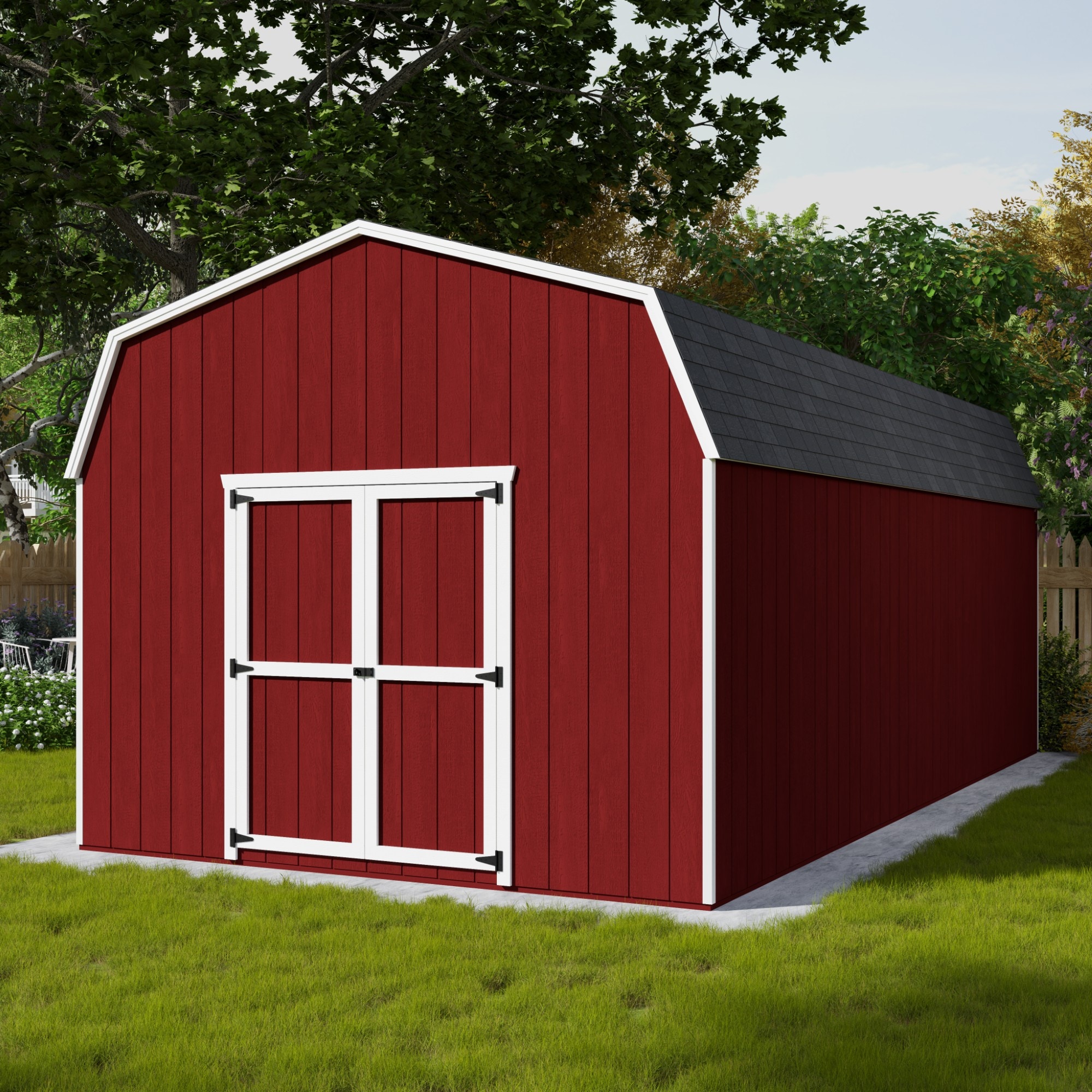 Little Cottage Co 12X24 VGB-6-PC-FK Wood-Storage-Buildings - View #2