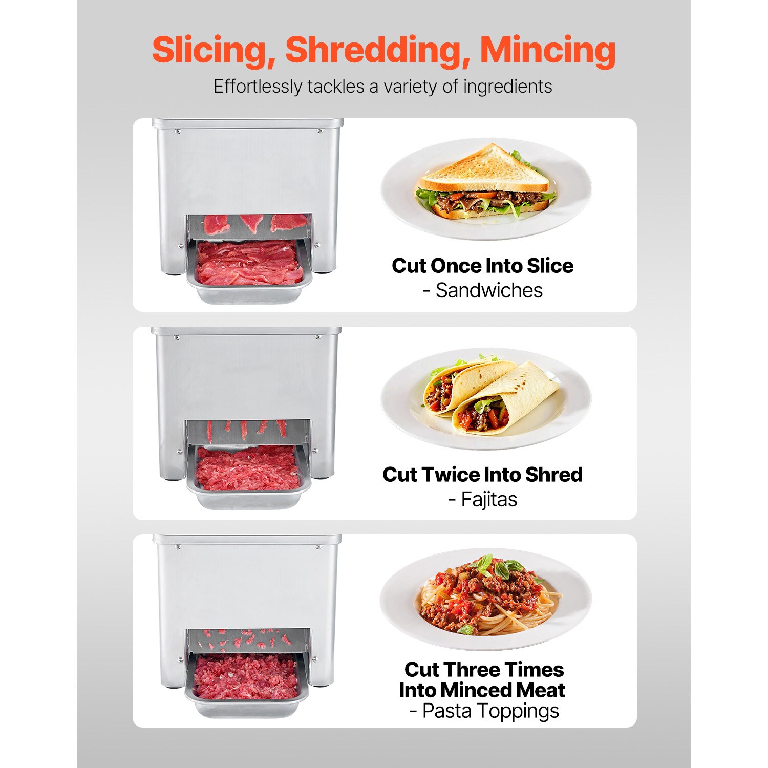 VEVOR SCTSBXGQPJYS06617V1 Food-Slicers - View #2