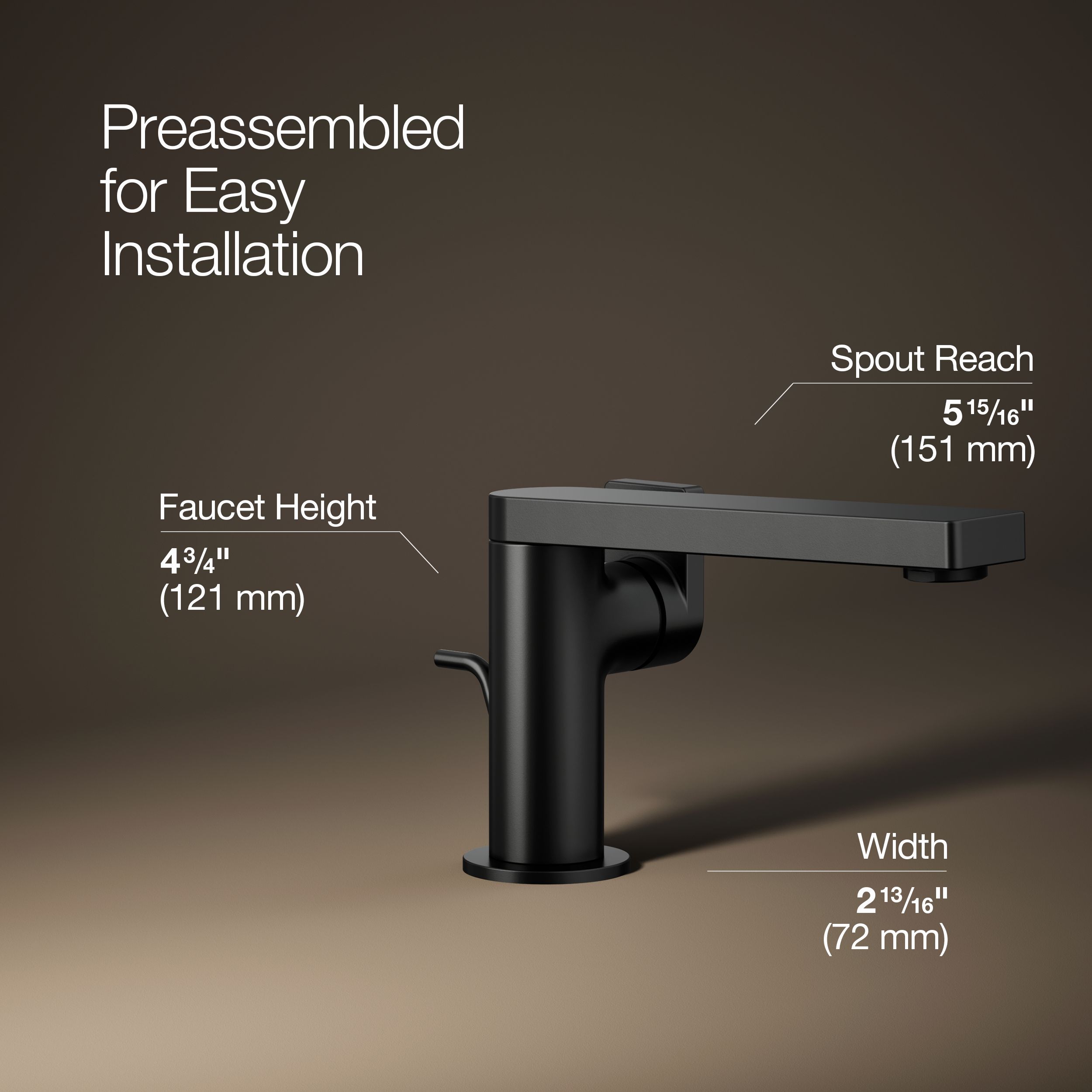 KOHLER K-73167-4-BL Lavatory-Faucets - View #3
