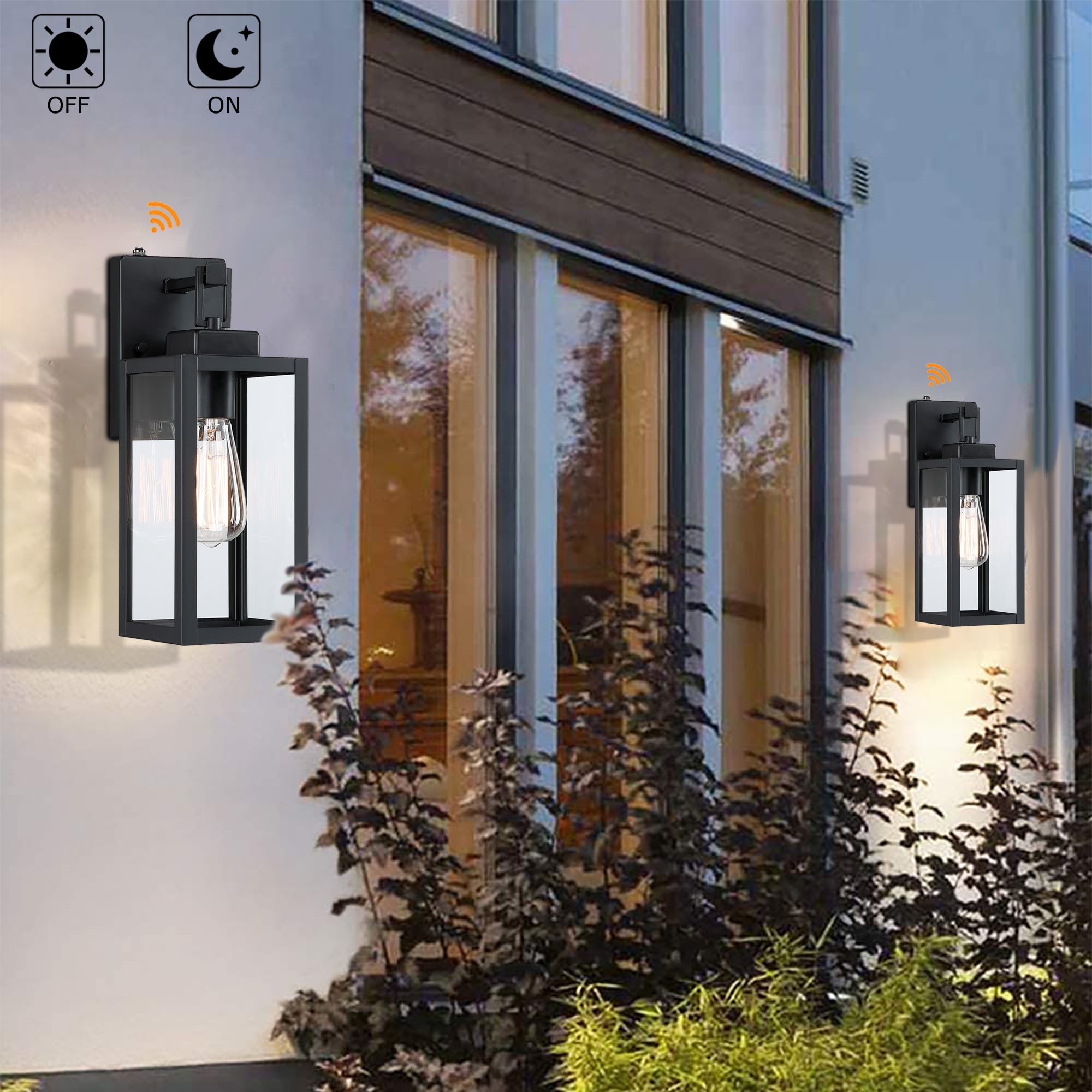 Hukoro 2F19041-BK-S Outdoor-Wall-Lighting - View #8