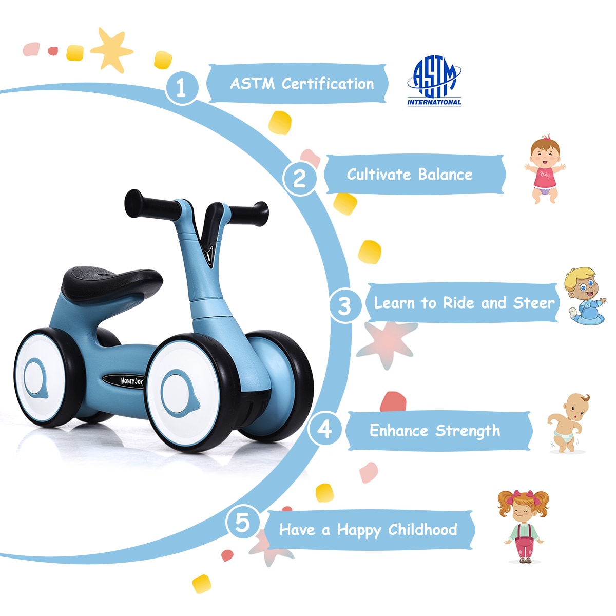 honey joy balance bike