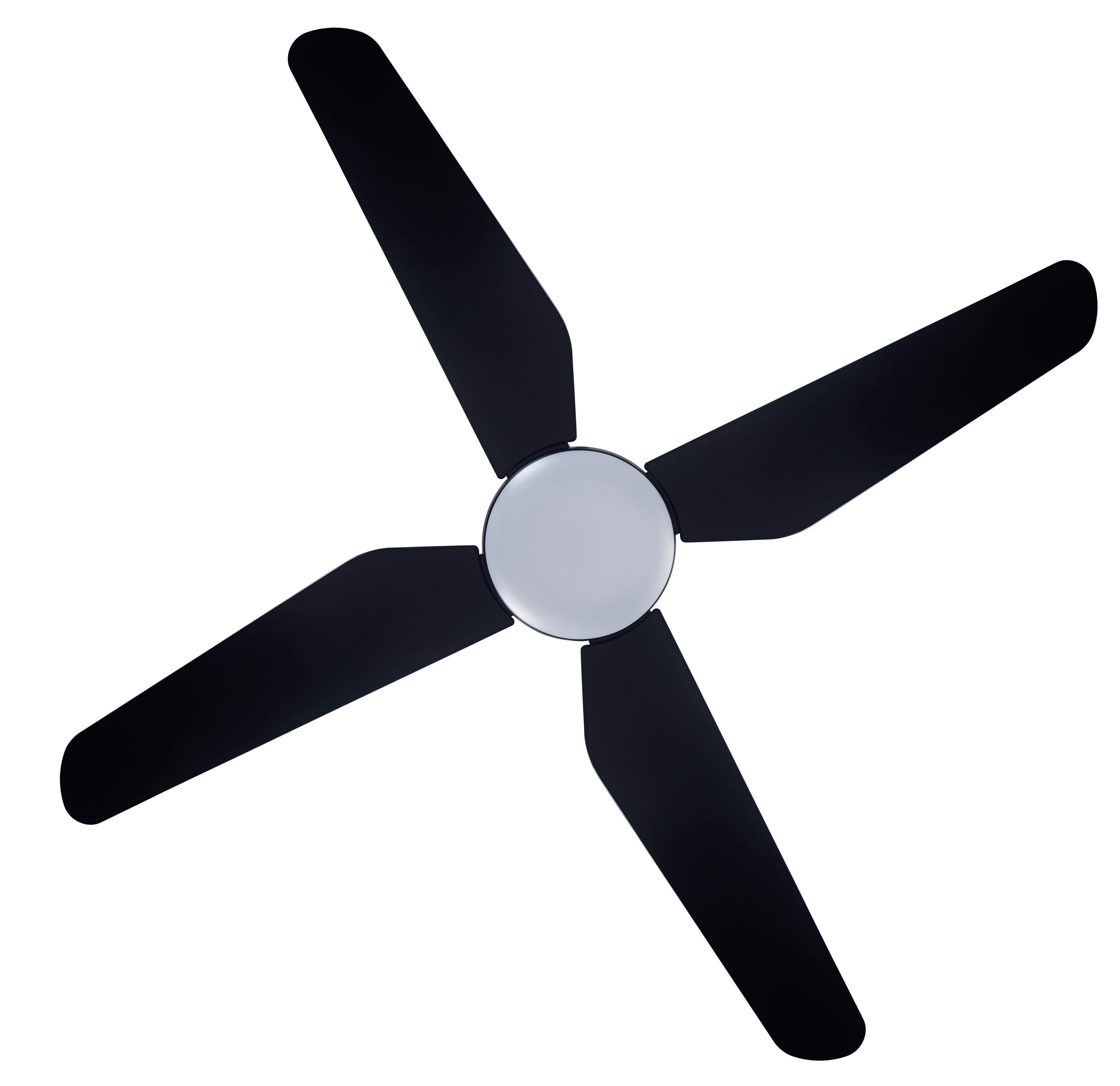 Lucci Air Aria Hugger 52-in Black Light Indoor Flush Mount Ceiling Fan ...