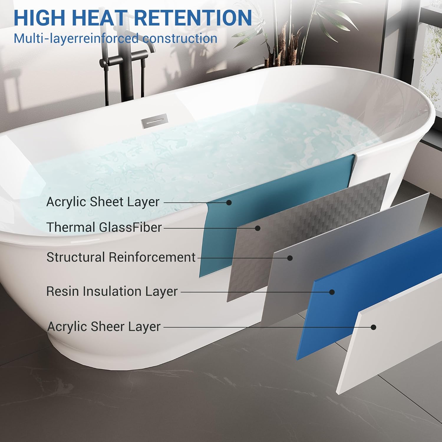 WhizMax PTH33540WMG bathtubs - View #7
