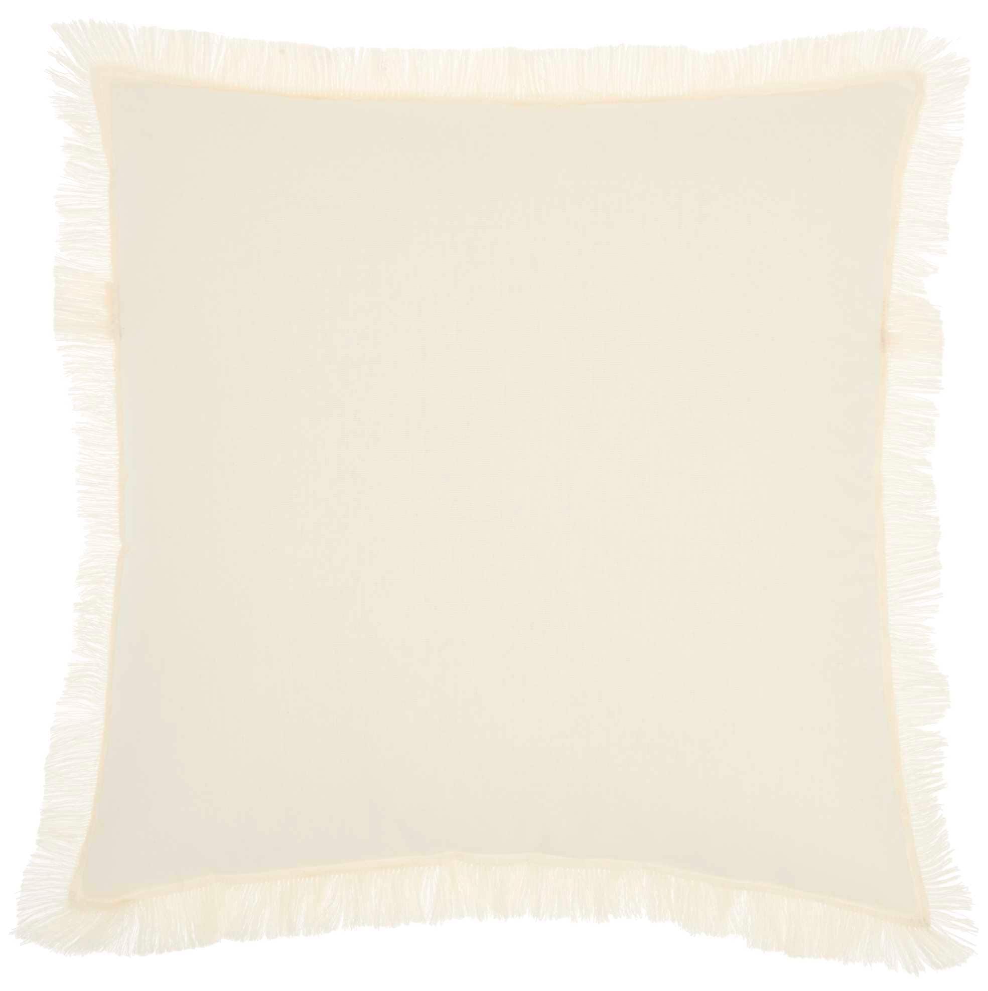 Mina Victory 798019074524 Lifestyles 18-in x 18-in Off-white Square Indoor Decorative Pillow