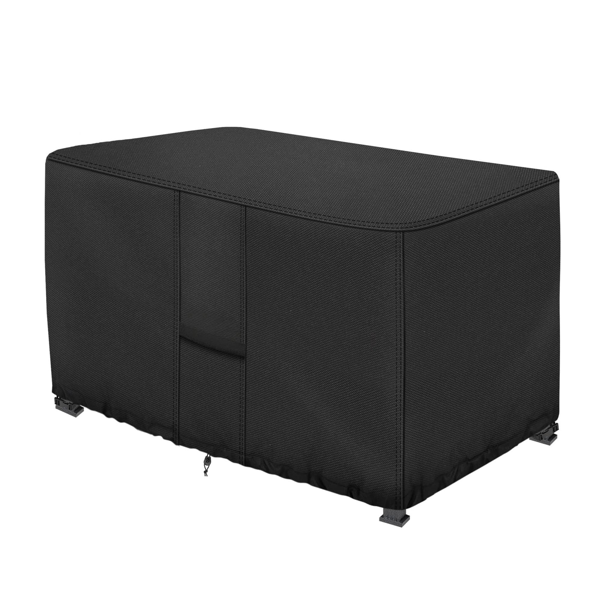 Wudkey 1 Pack Black 44 in  L x 26 in  W Rectangular 600D Waterproof Fire Pit Table Cover for Outdoor Propane Firepit