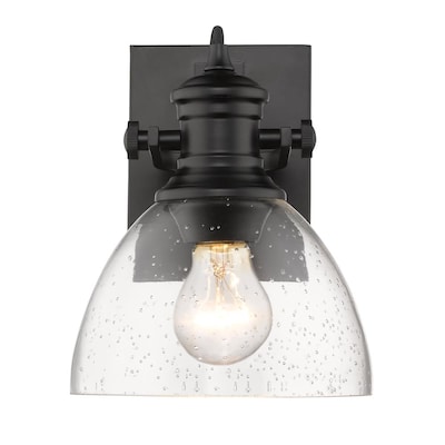 Golden Lighting Travers 1-Light Nickel Transitional Vanity Light Golden Lighting Travers 1-Light Nickel Transitional Vanity Light
