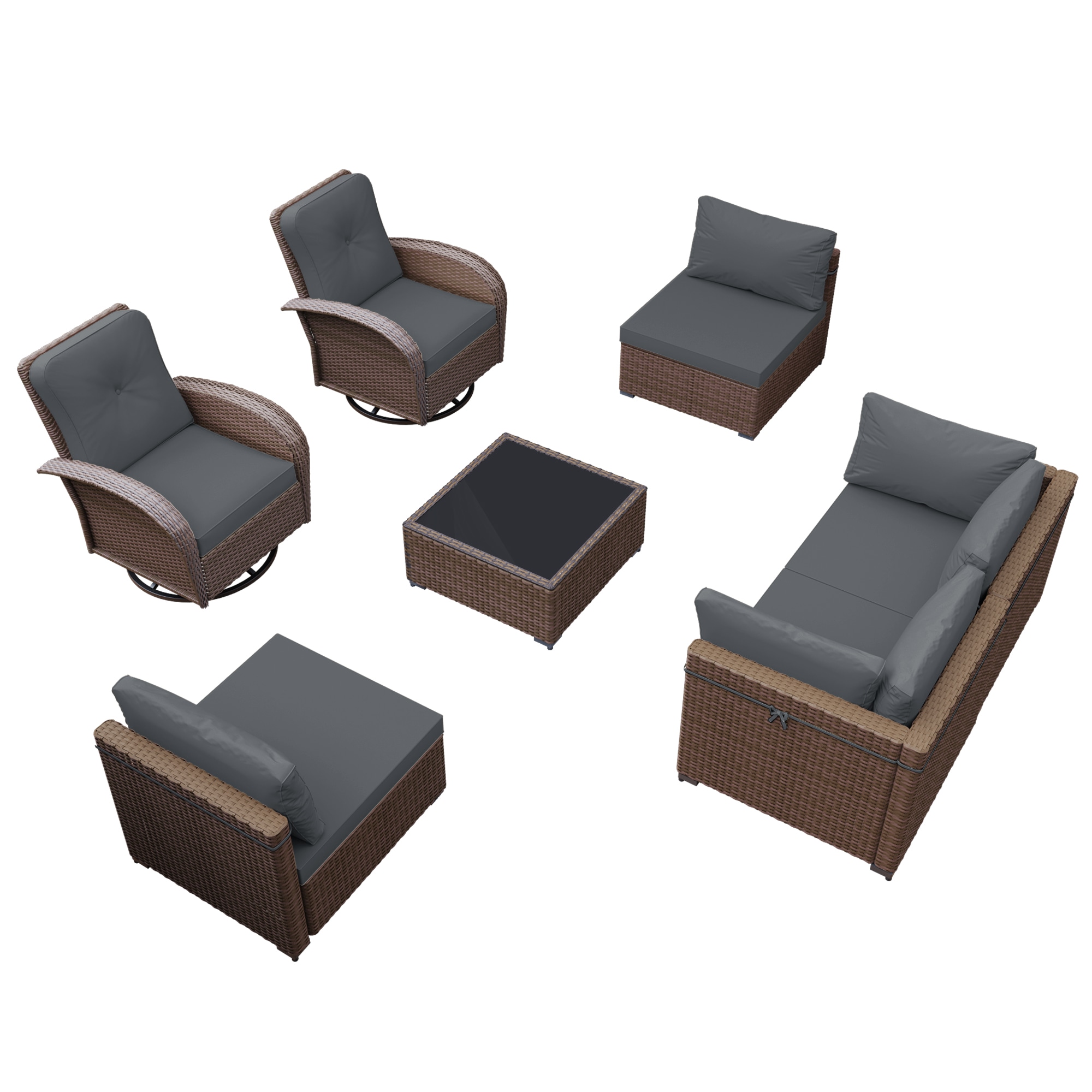 UPHA PL-CZY11-Z3 Patio-Conversation-Sets - View #2