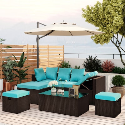 Cushions In The Patio Conversation Sets, Modenzi Outdoor Furniture