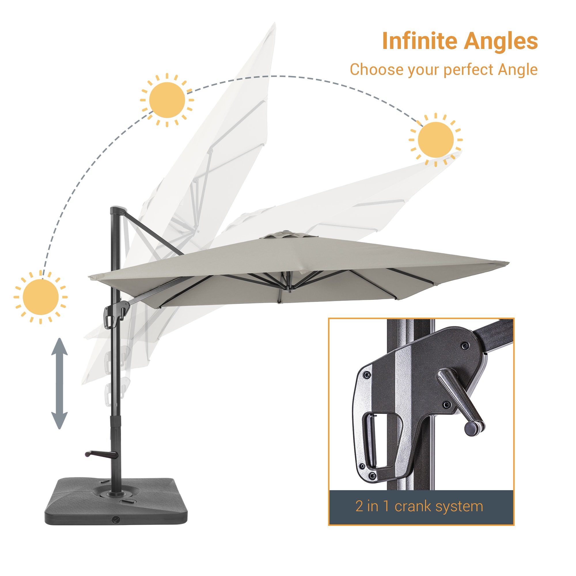 ACEGOSES LW-WB-1159GY Umbrellas-2 - View #6