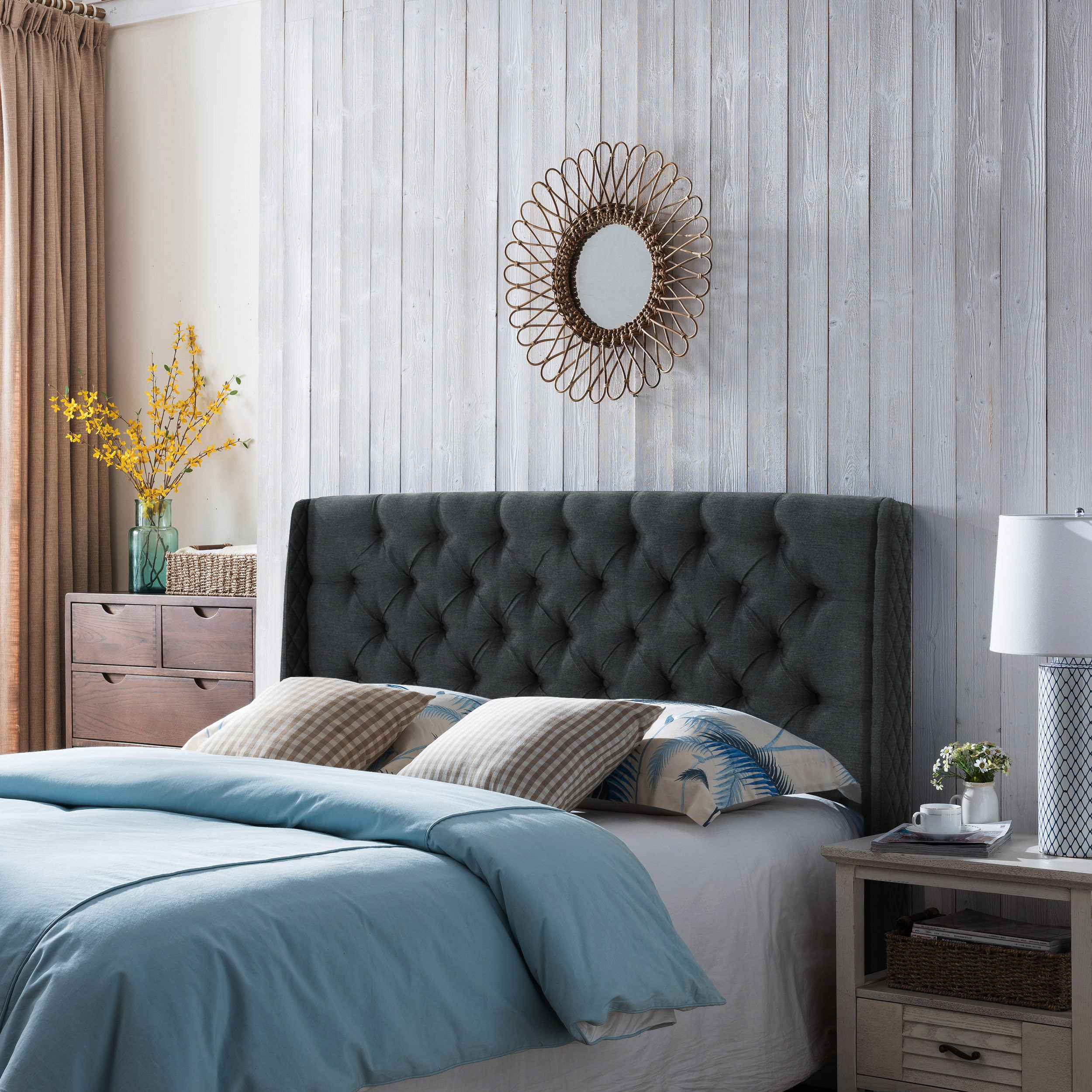 Best Selling Home Decor 303697 Upholstered-Headboards - View #4