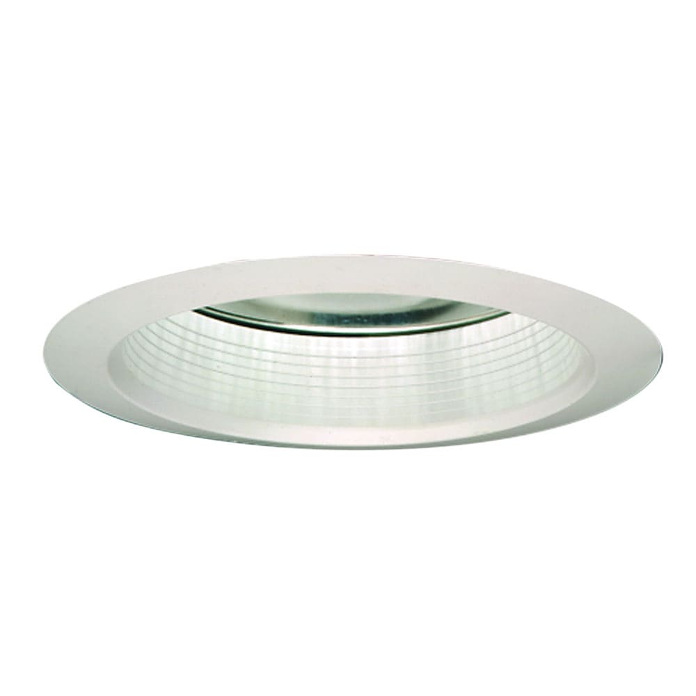 Metal Open Trim Ring for 6 Inch Ceiling R40 PAR38 Recessed Light Can BLACK 