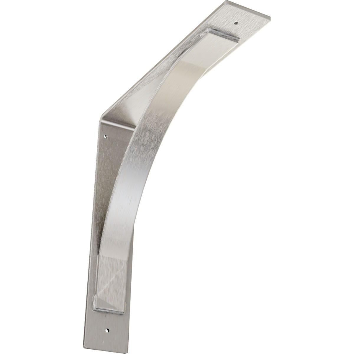 Ekena Millwork BKTM03X16X16MOSS Morris Morris 16-in x 3-in x 16-in Stainless steel Steel Wall bracket