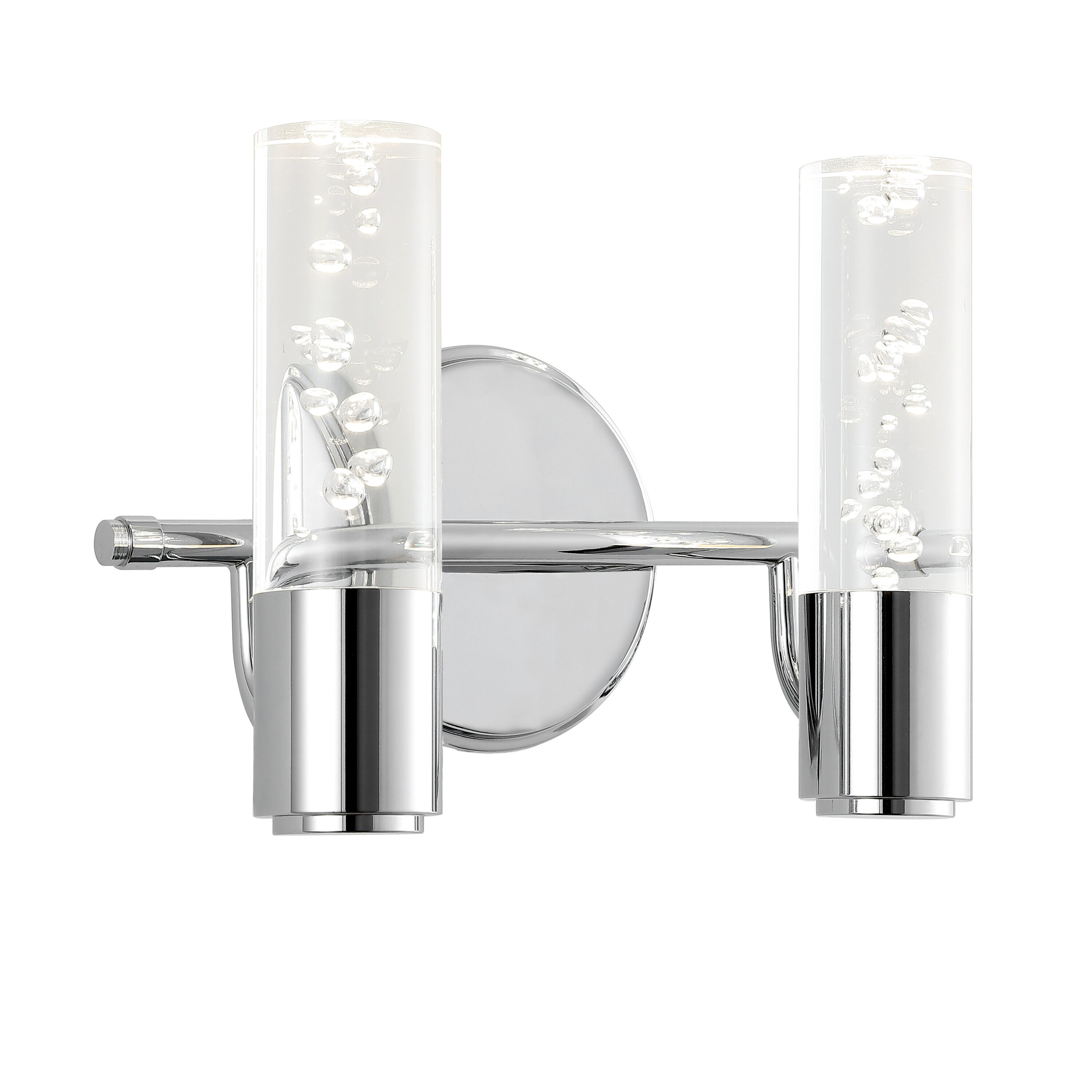 Bolha 10.75" Chrome Minimalist Bubble LED Vanity Light