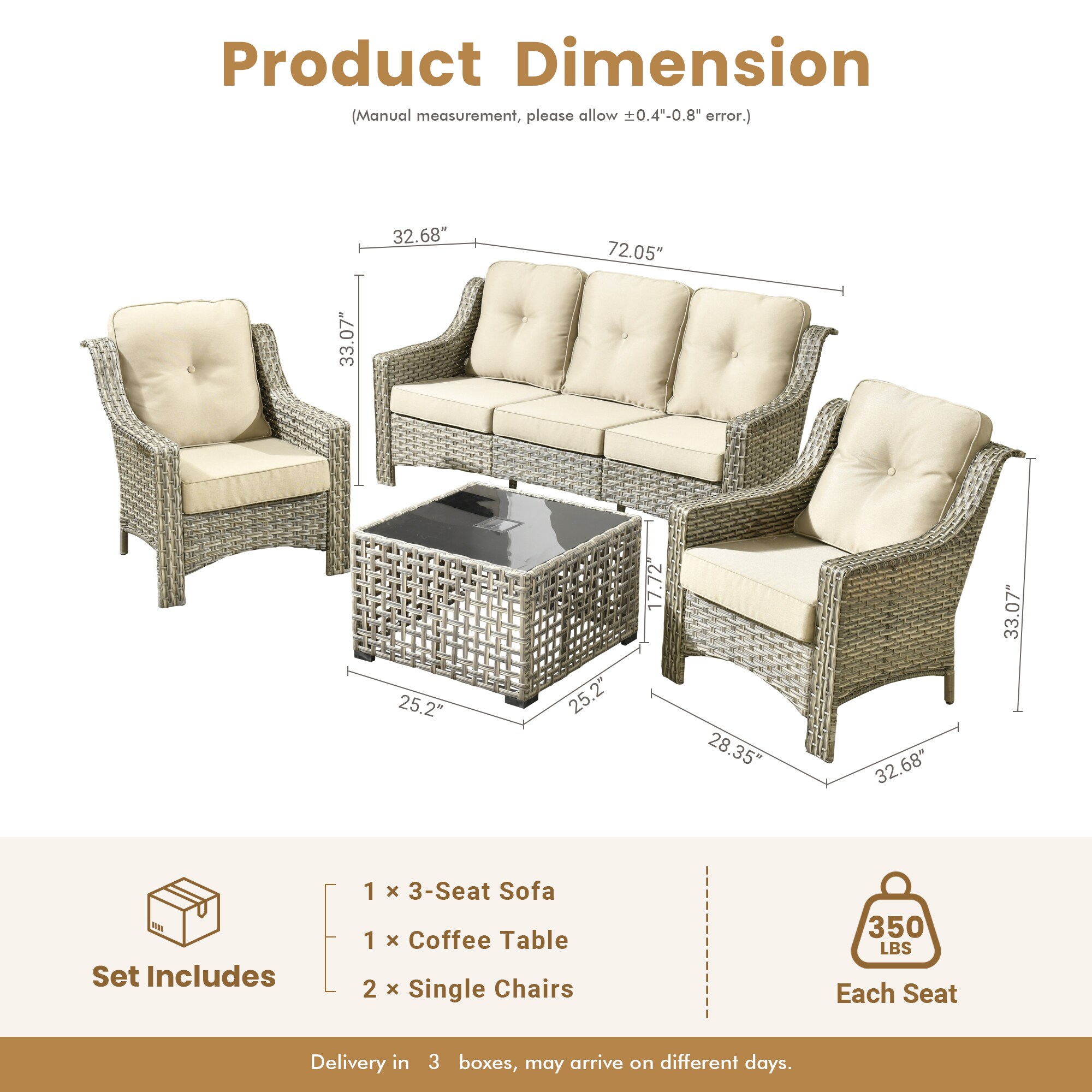 Caodoc L5-PAD604-T Patio-Sofas-Daybeds - View #5