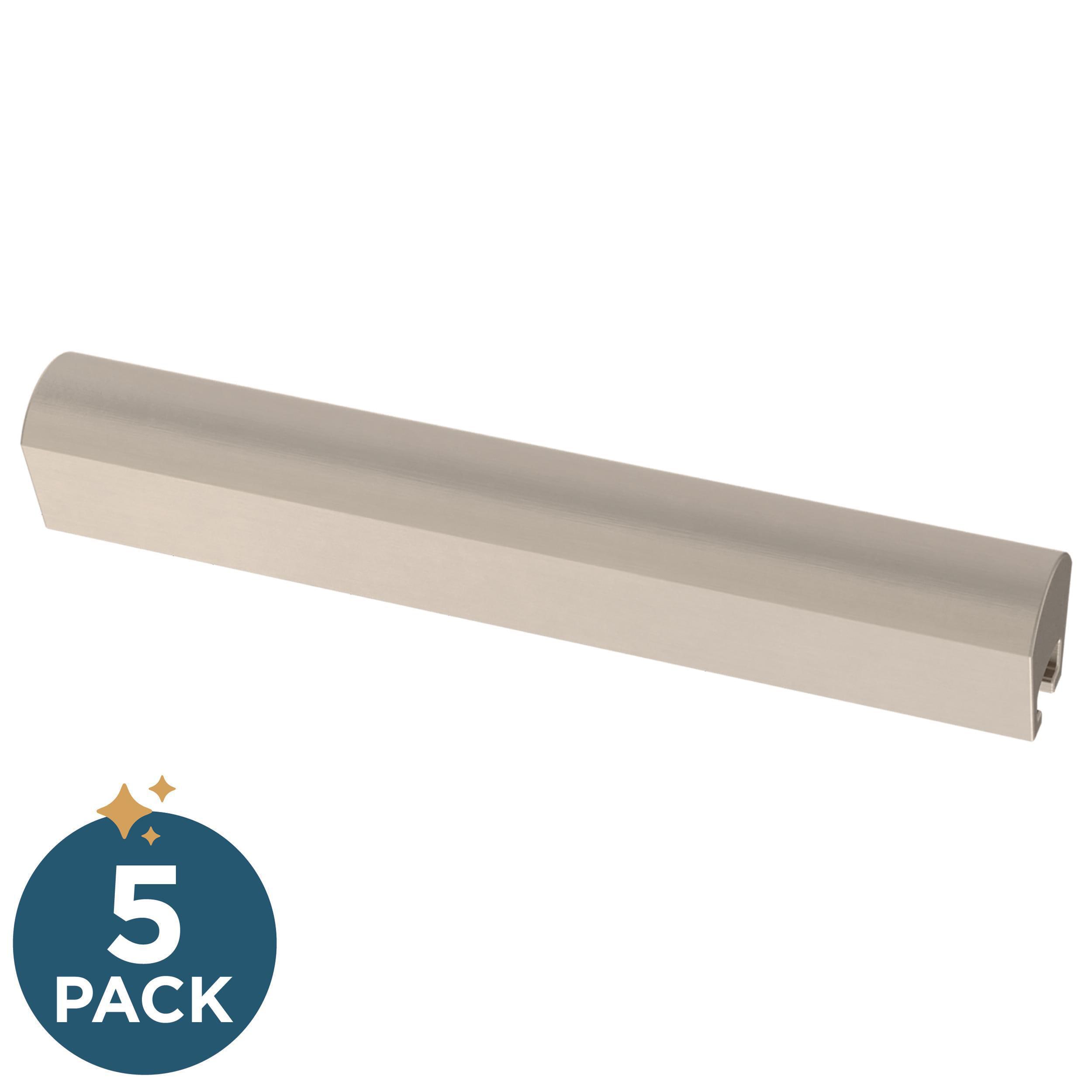 Franklin Brass P43970K-SNM-CP Modern Arch Adjusta-Pull 1-in to 4-in , 25 mm to 102 mm Center to Center Satin Nickel (Matte) Adjustable Novelty Bar 5 -Pack