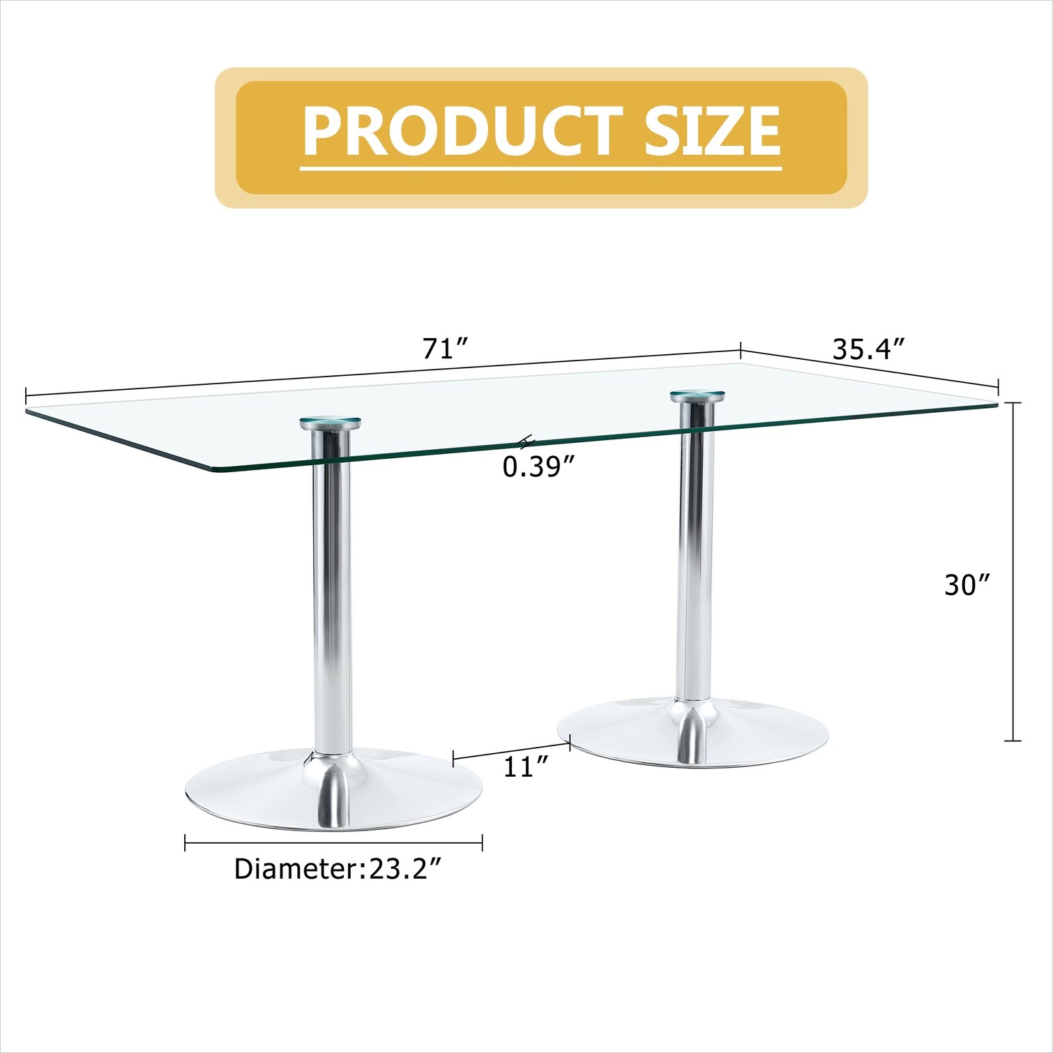 SunJet TUIF18S1BKL6 Dining-Tables - View #7