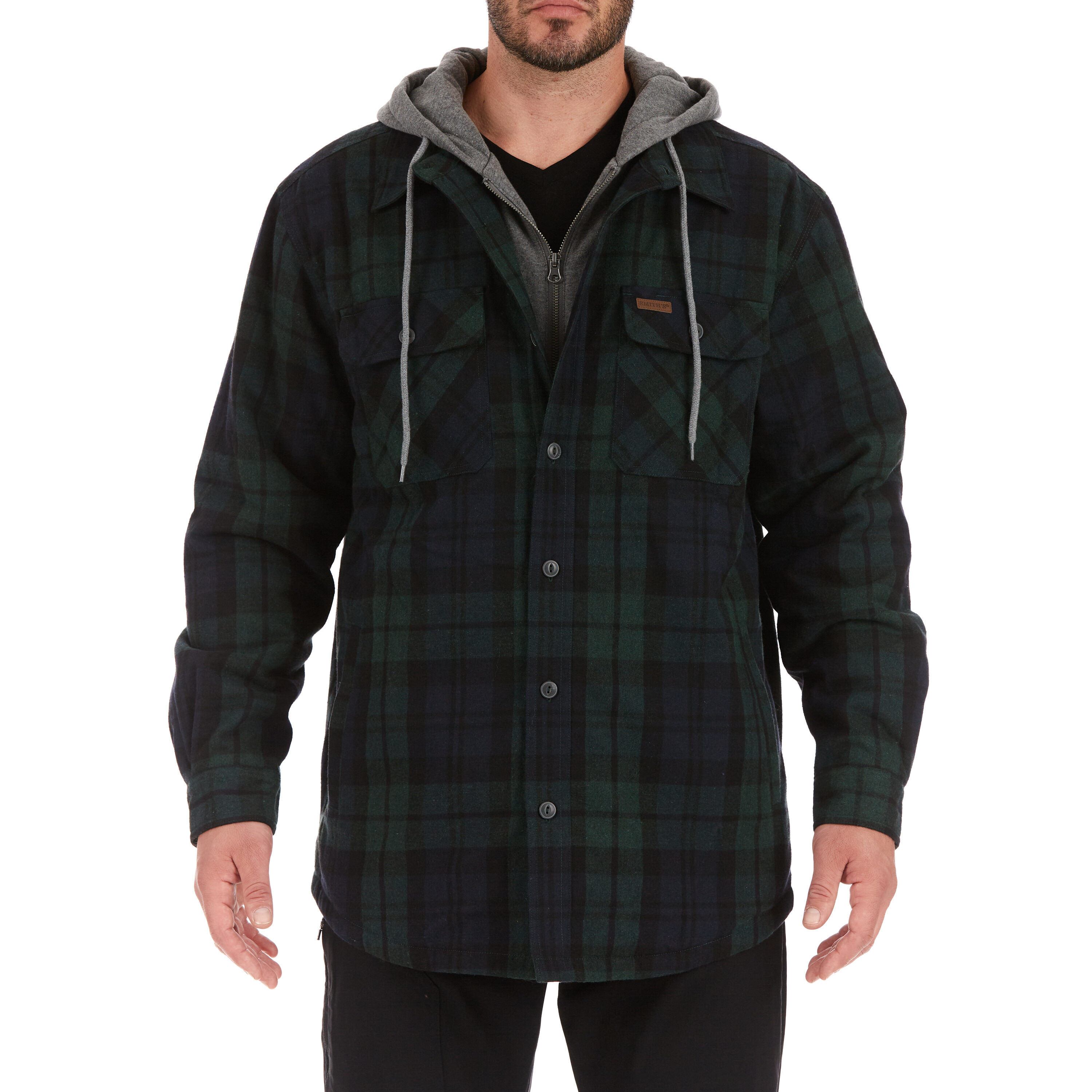 Smith's Workwear Men's Blackwatch-376 Polyester Hooded Insulated