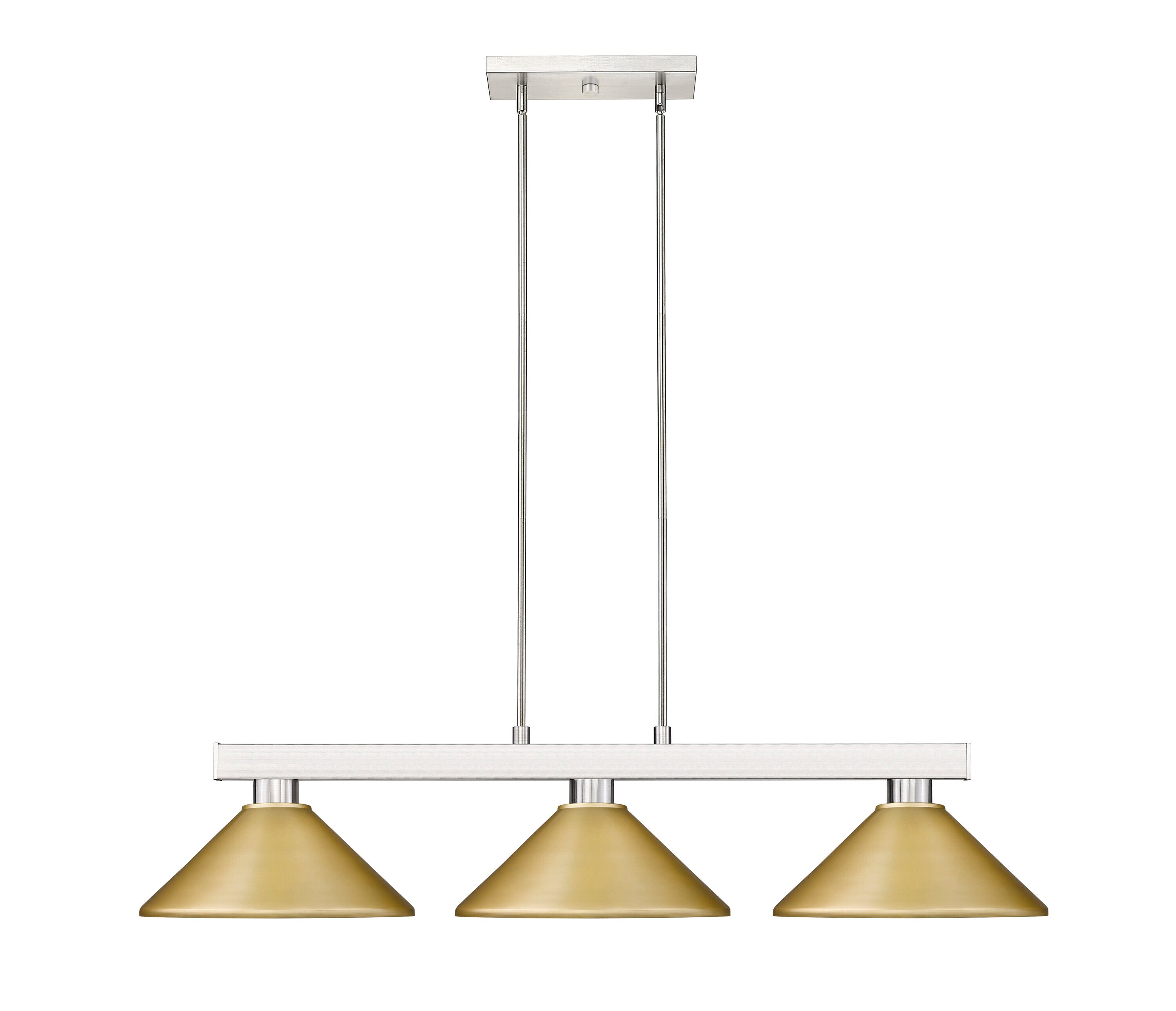 Z-Lite 152BN-MSG Pool-Table-Lighting - View #3