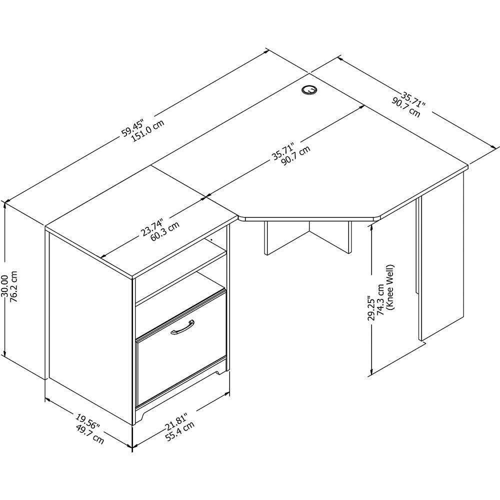 Bush Furniture WC31715K desks - View #6