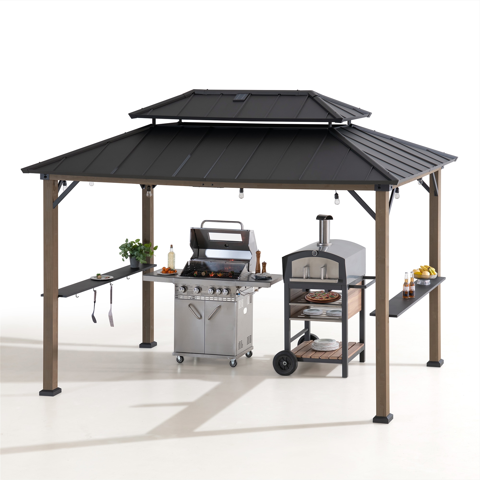 Sunjoy A104003810 Wood-Resin-Gazebos - View #8