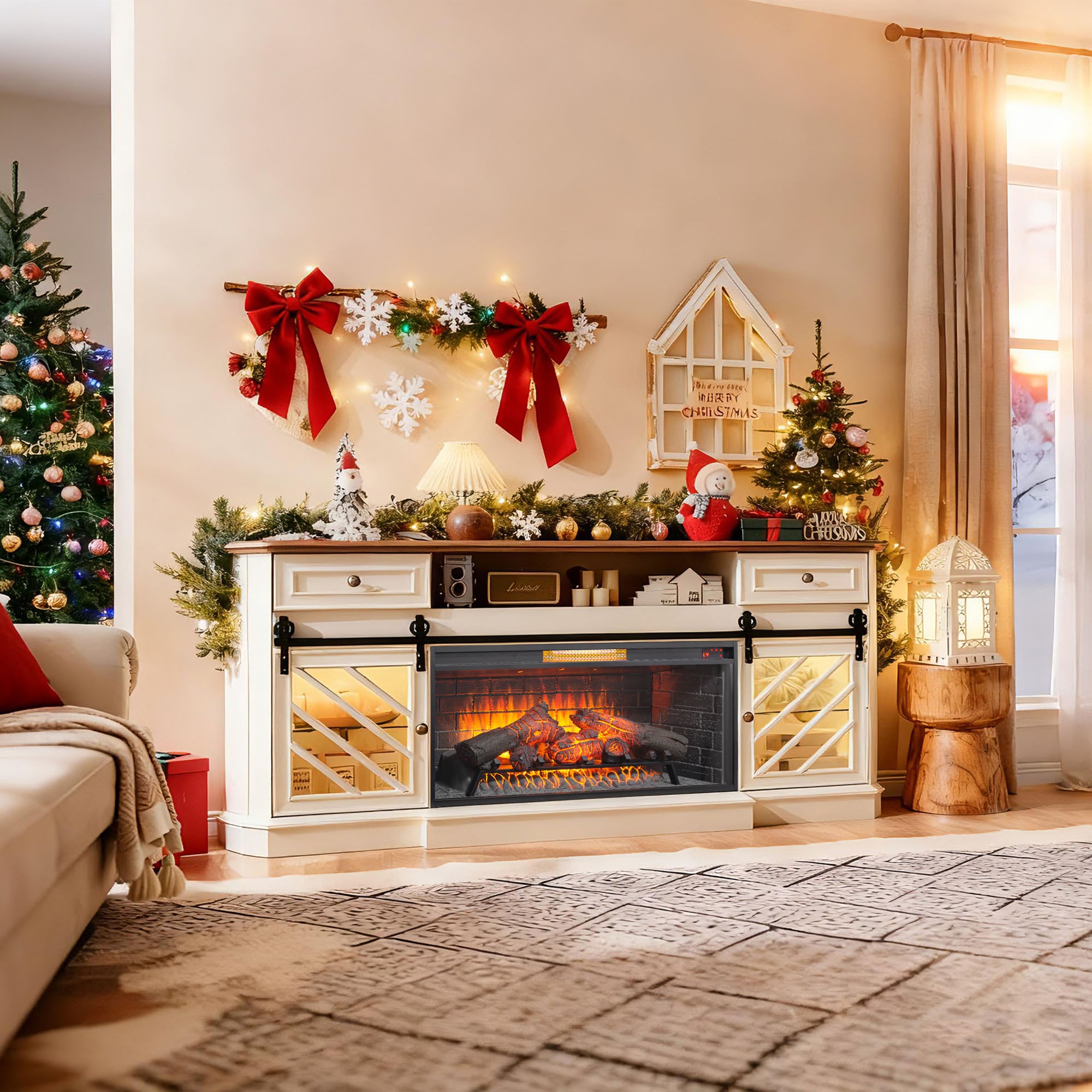 SINOFURN SYC070099GY Electric-Fireplace-Fireboxes - View #17