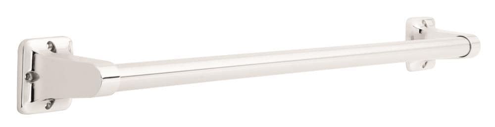 Delta DF524PC 24-in Polished Chrome Wall mount Grab Bar ( 300-lb Weight Capacity )