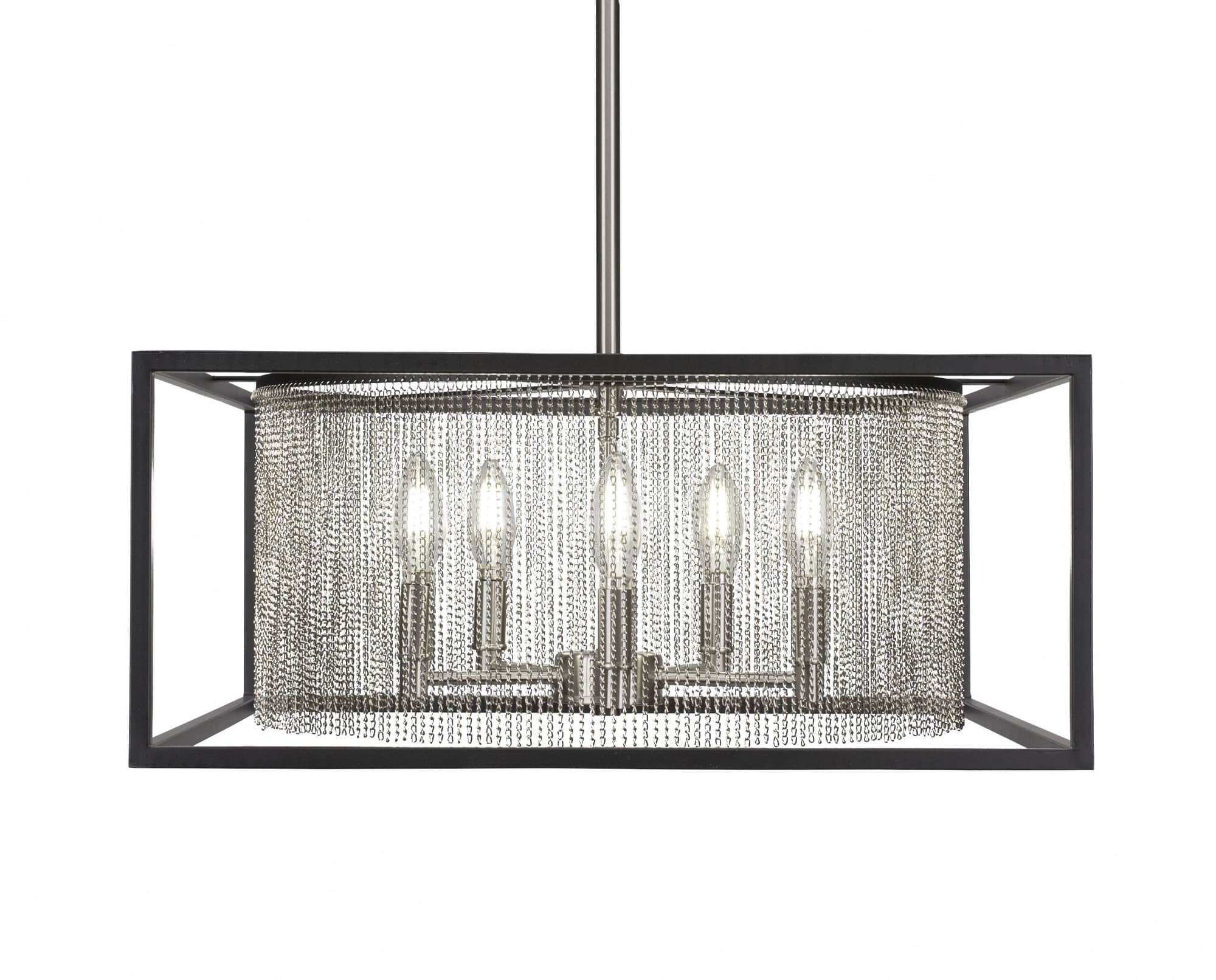 Toltec Cadina 5 - Light Matte Black And Brushed Nickel ...
