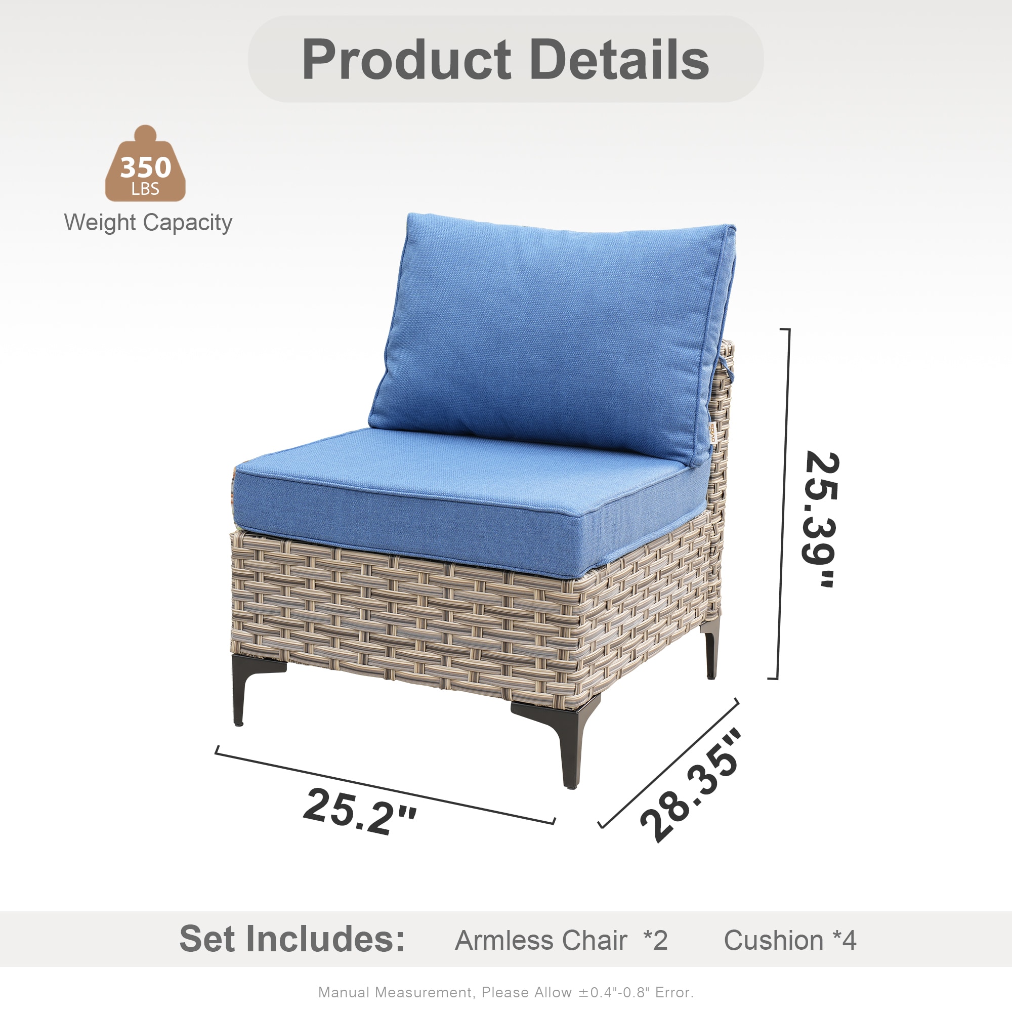 Caodoc L5-SKT500-2-1 Patio-Sofas-Daybeds - View #7