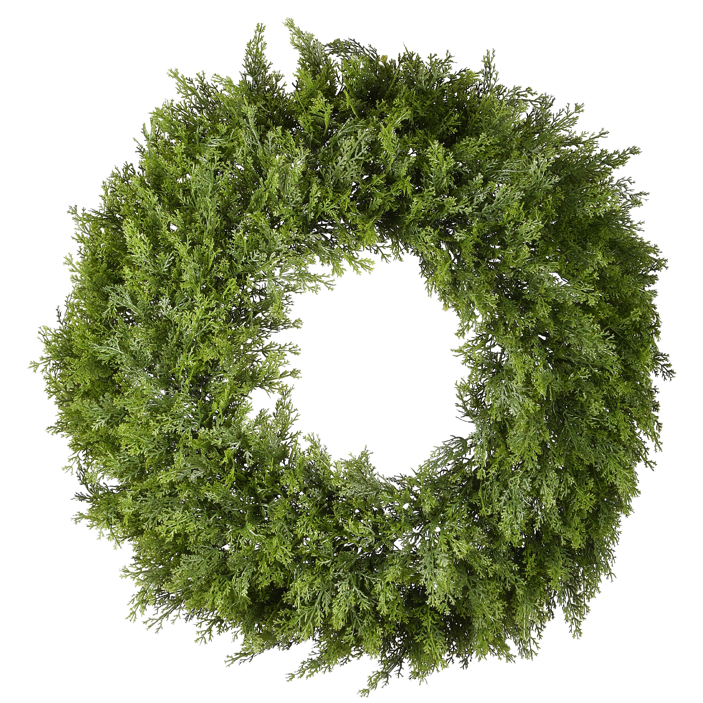 National Tree Company QLMC8-24W 24-in Indoor/Outdoor Green Mixed needle Artificial Christmas Wreath