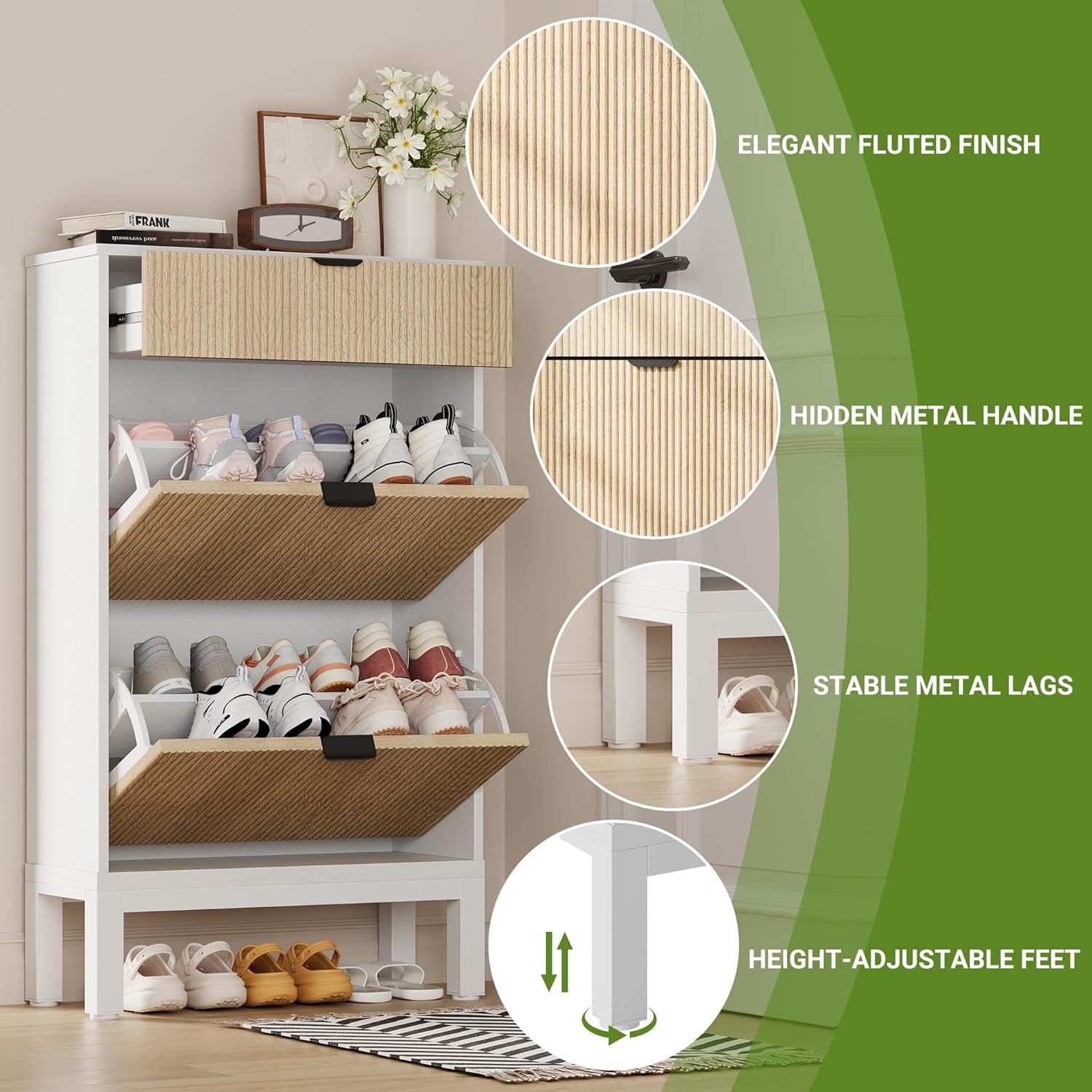 WhizMax DF-PHO-164MSV8I Shoe-Racks - View #3
