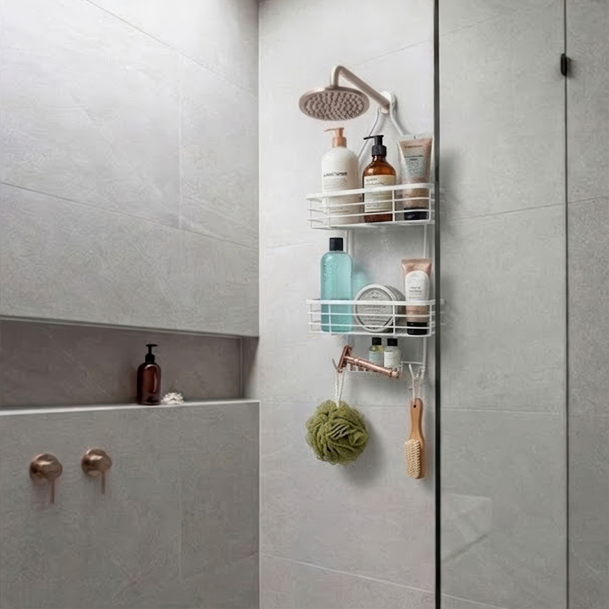 Moorefield SC428MWT Hanging-Shower-Caddies - View #2