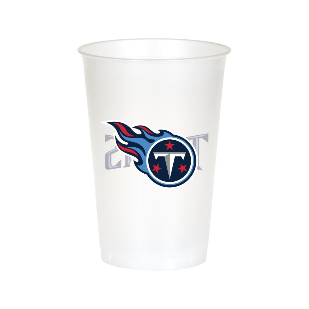Creative Converting 019531 Tennessee Titans 20-fl oz Plastic Cup Set of: 8